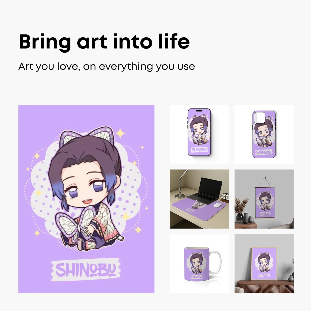 Chibi Shinobu: Kawaii Demon Slayer Art - Image 2