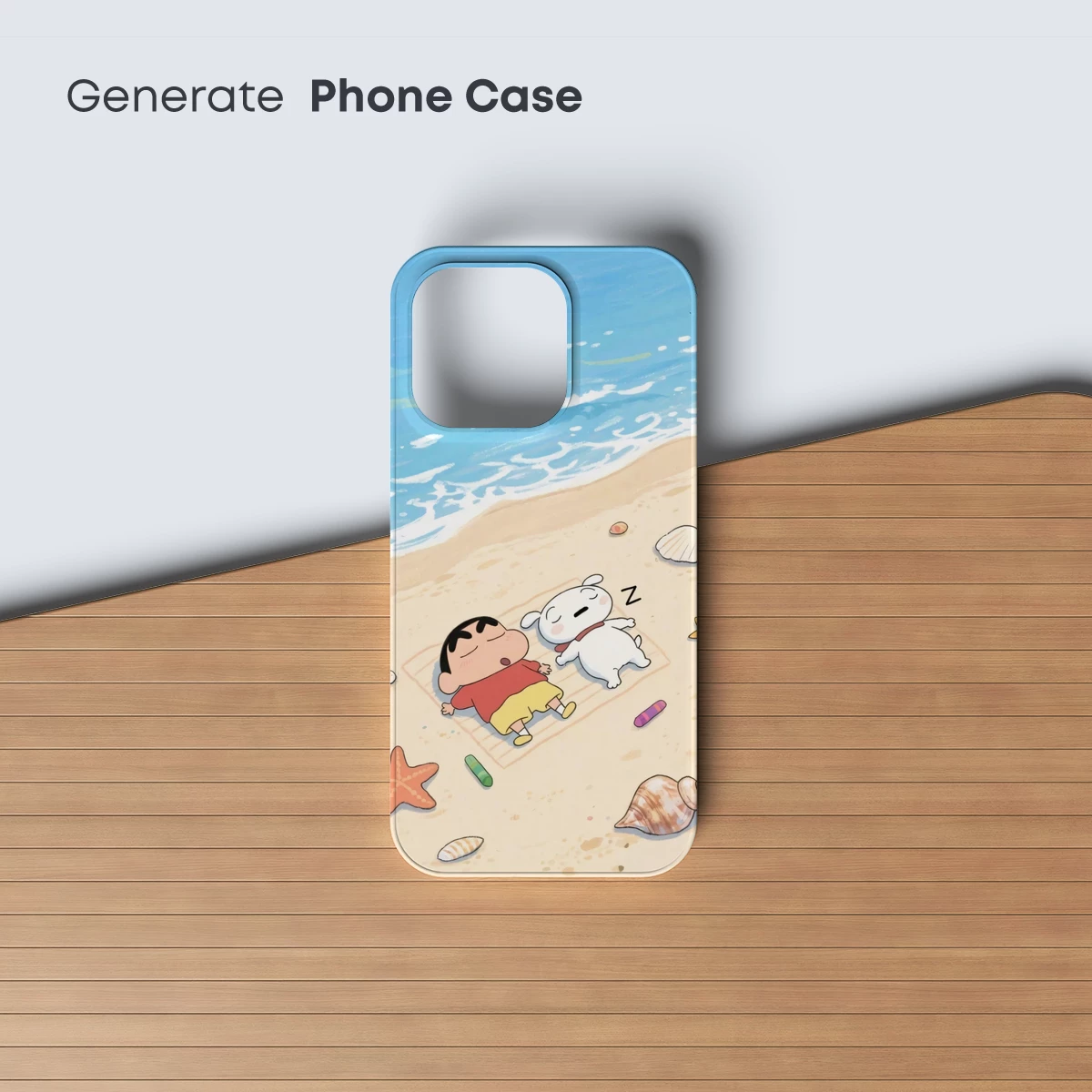 Beachside Slumber: Crayon Shin-chan's Dreamy Nap - Image 3