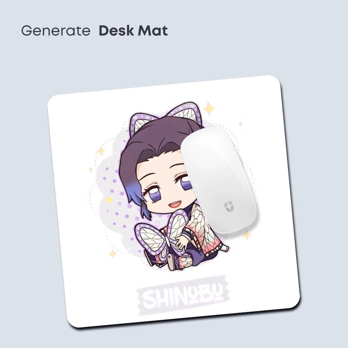 Chibi Shinbu: Whimsical Kitten Ears and Butterfly Wings - Image 4