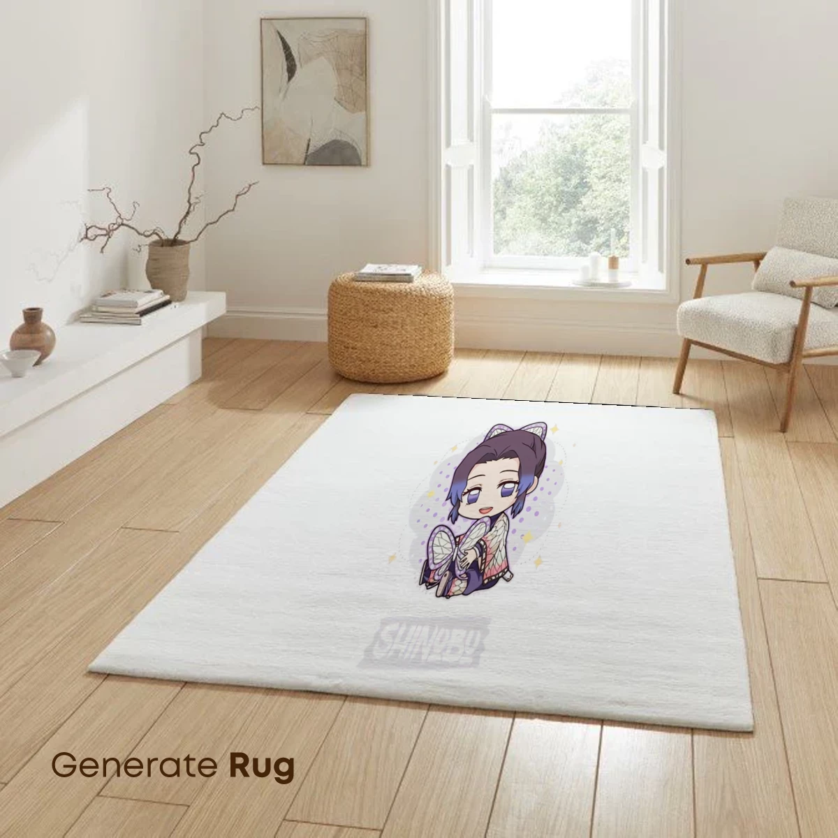 Chibi Shinbu: Whimsical Kitten Ears and Butterfly Wings - Image 6