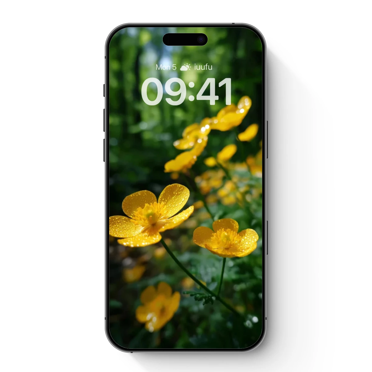 Golden Blooms in Forest Hush