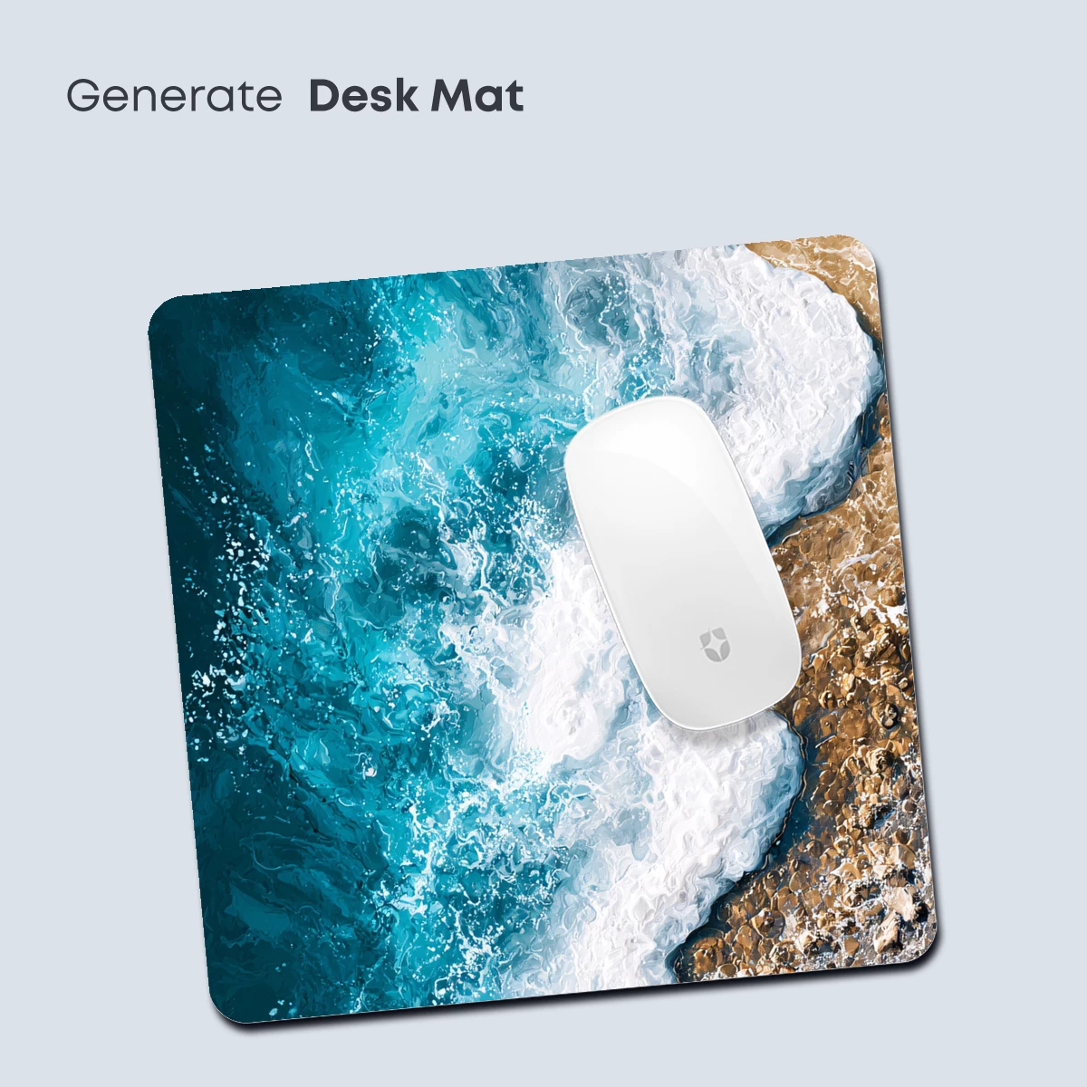 Azure Waves Crashing on Golden Shore - Image 4