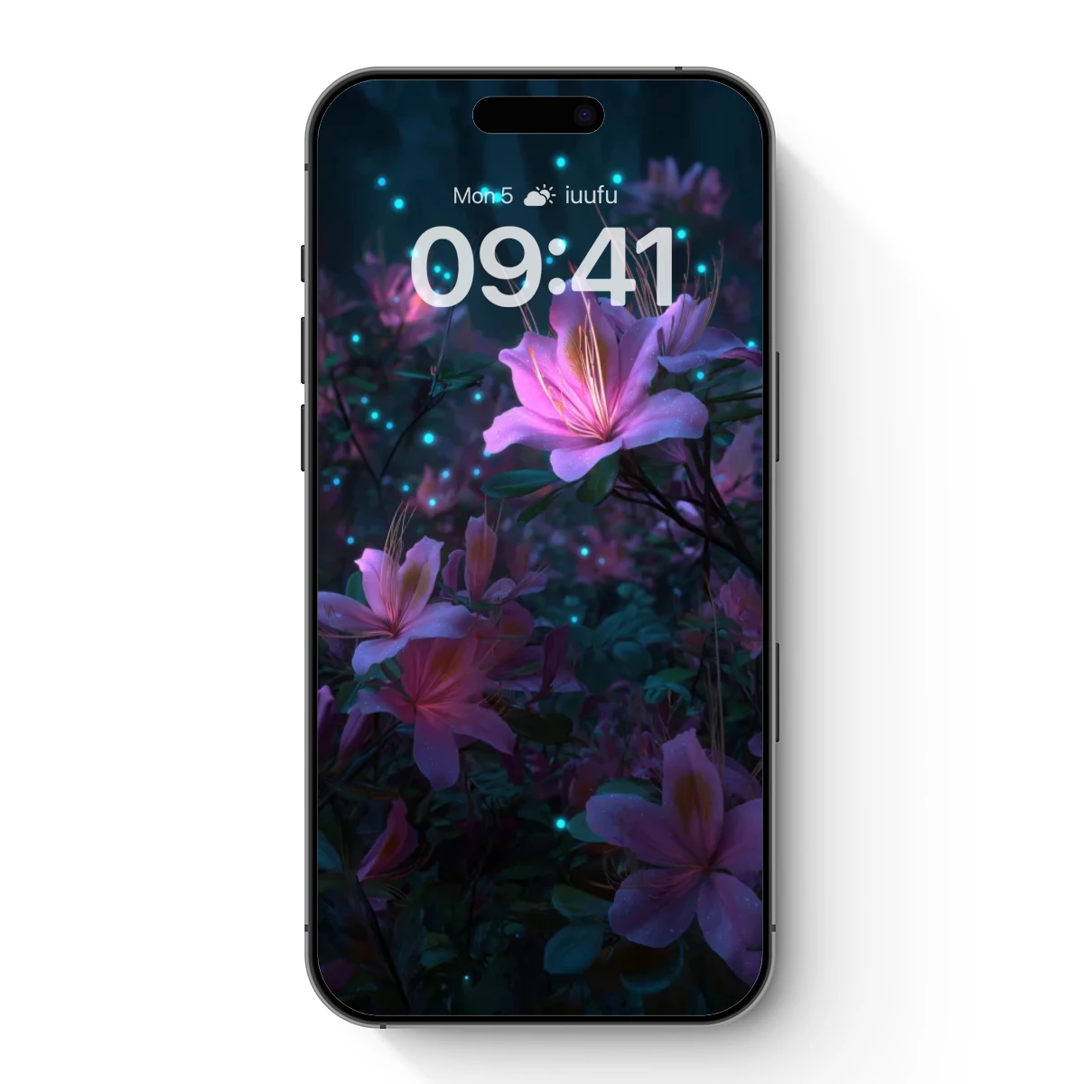 Enchanted Floral Symphony: Bioluminescent Garden