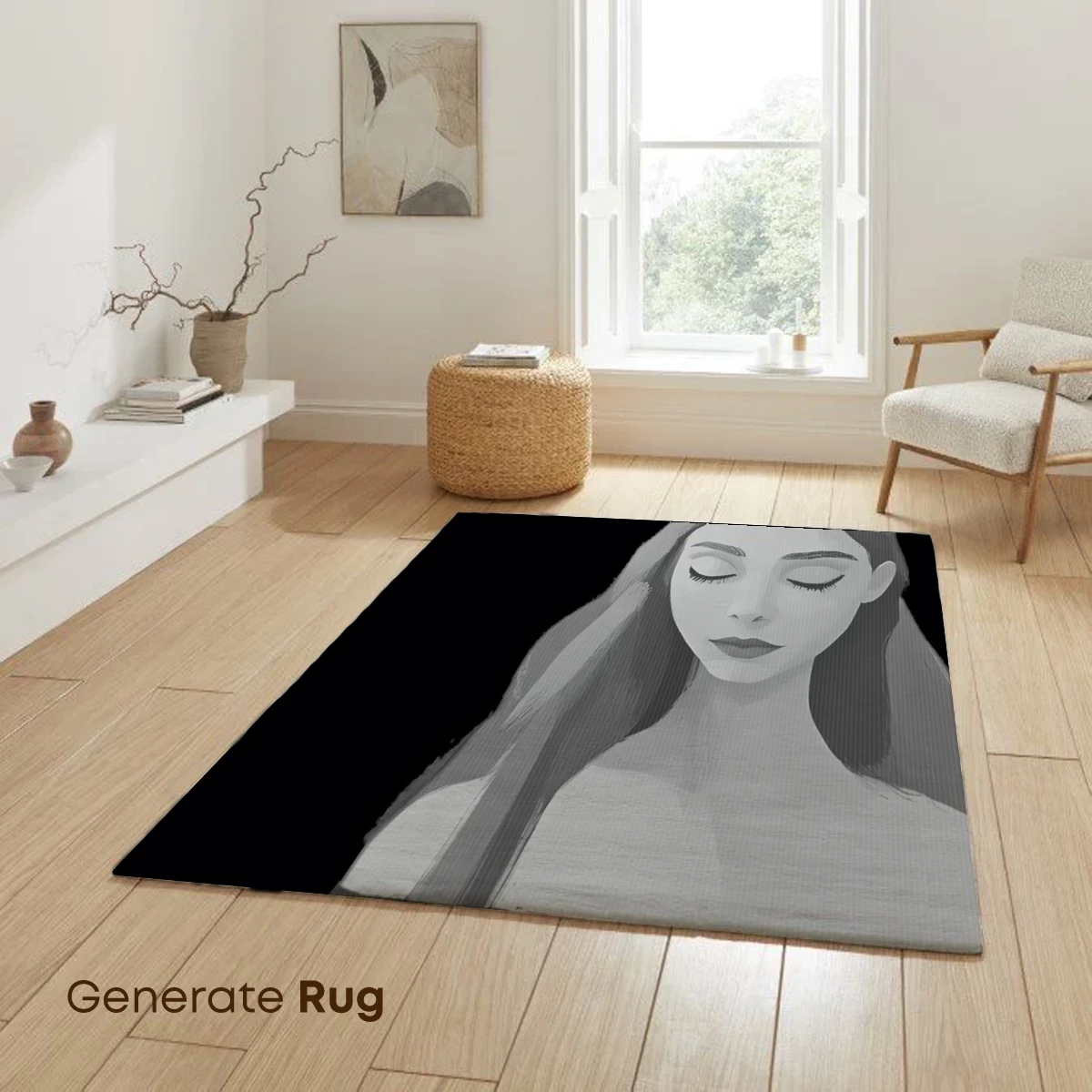 Monochrome Serenity: A Portrait of Tranquil Elegance - Image 6