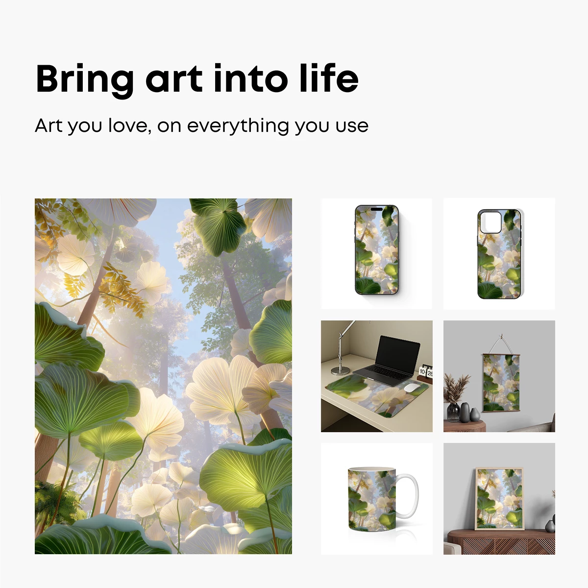 Enchanted Lotus Forest Glow - Image 2