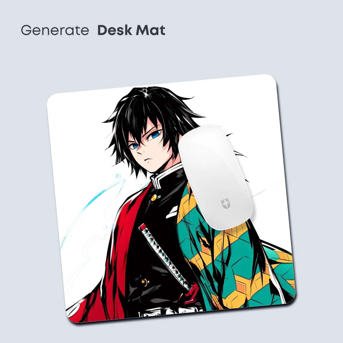 Samurai Spirit: Anime Warrior with Vibrant Kimono - Image 4