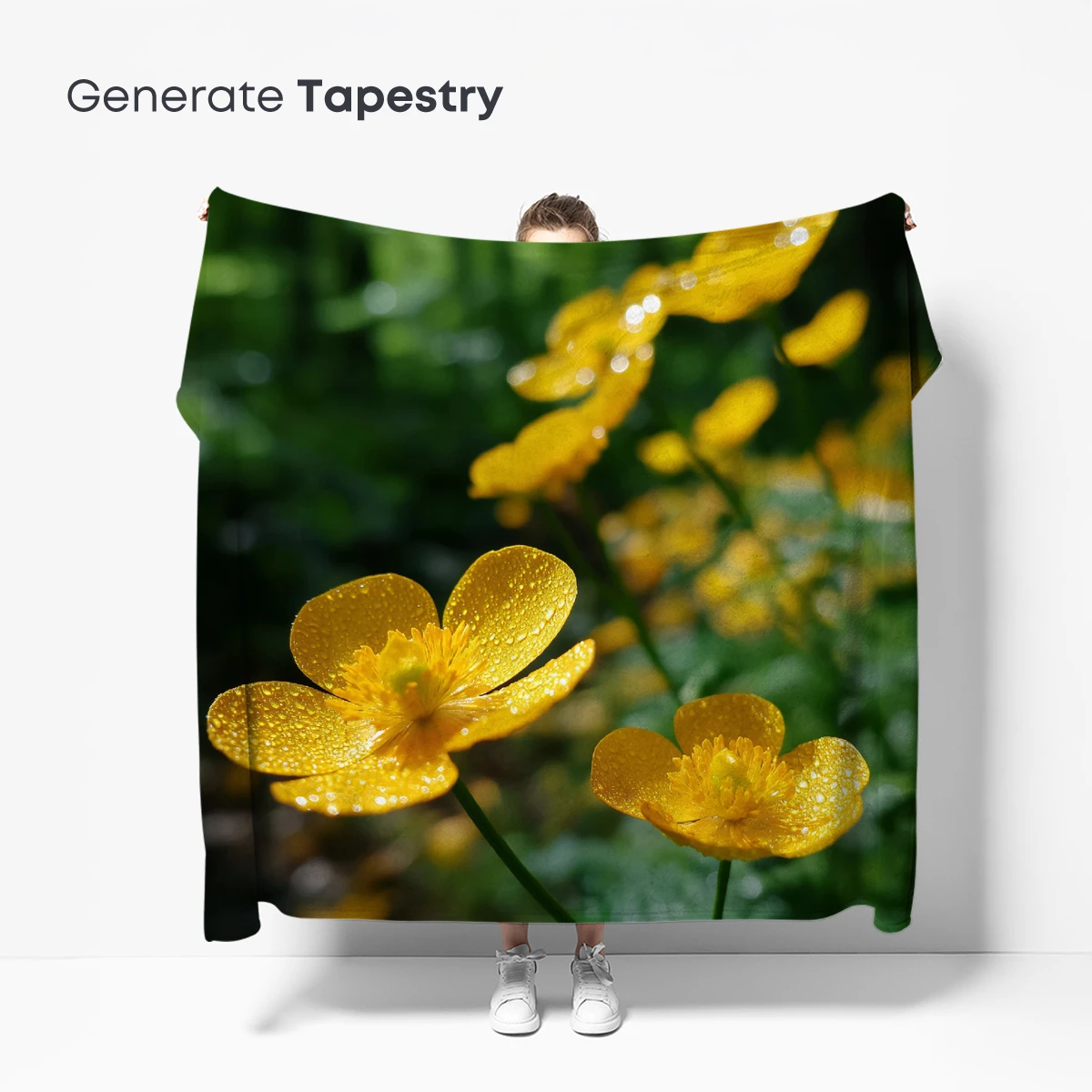 Golden Buttercups in Dew-Kissed Light - Image 5