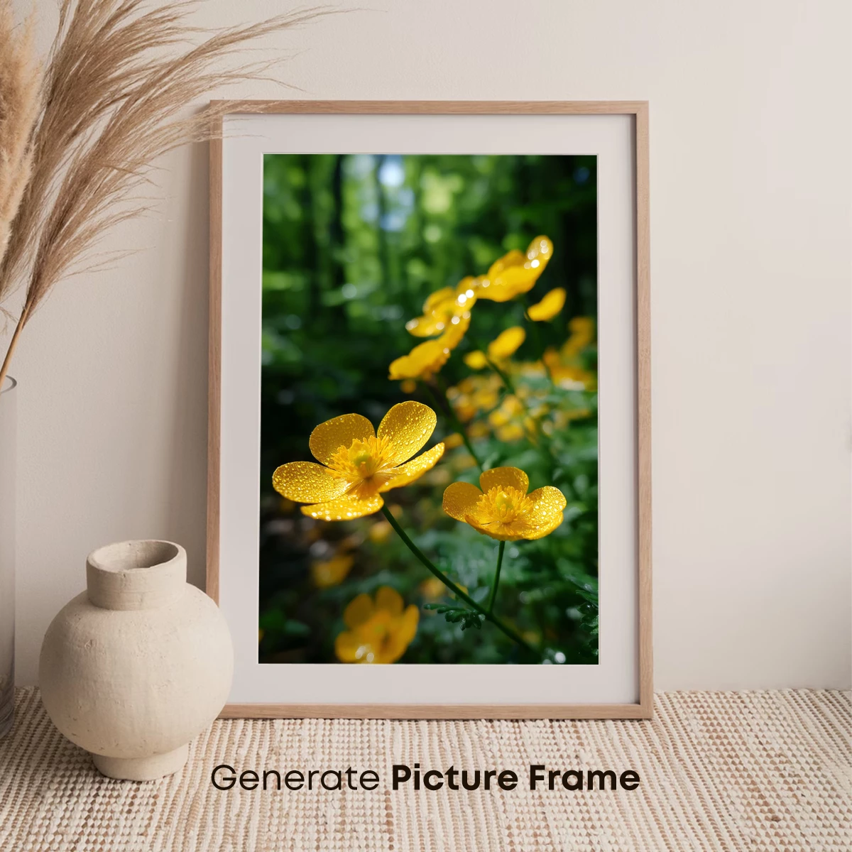 Golden Buttercups in Dew-Kissed Light - Image 7