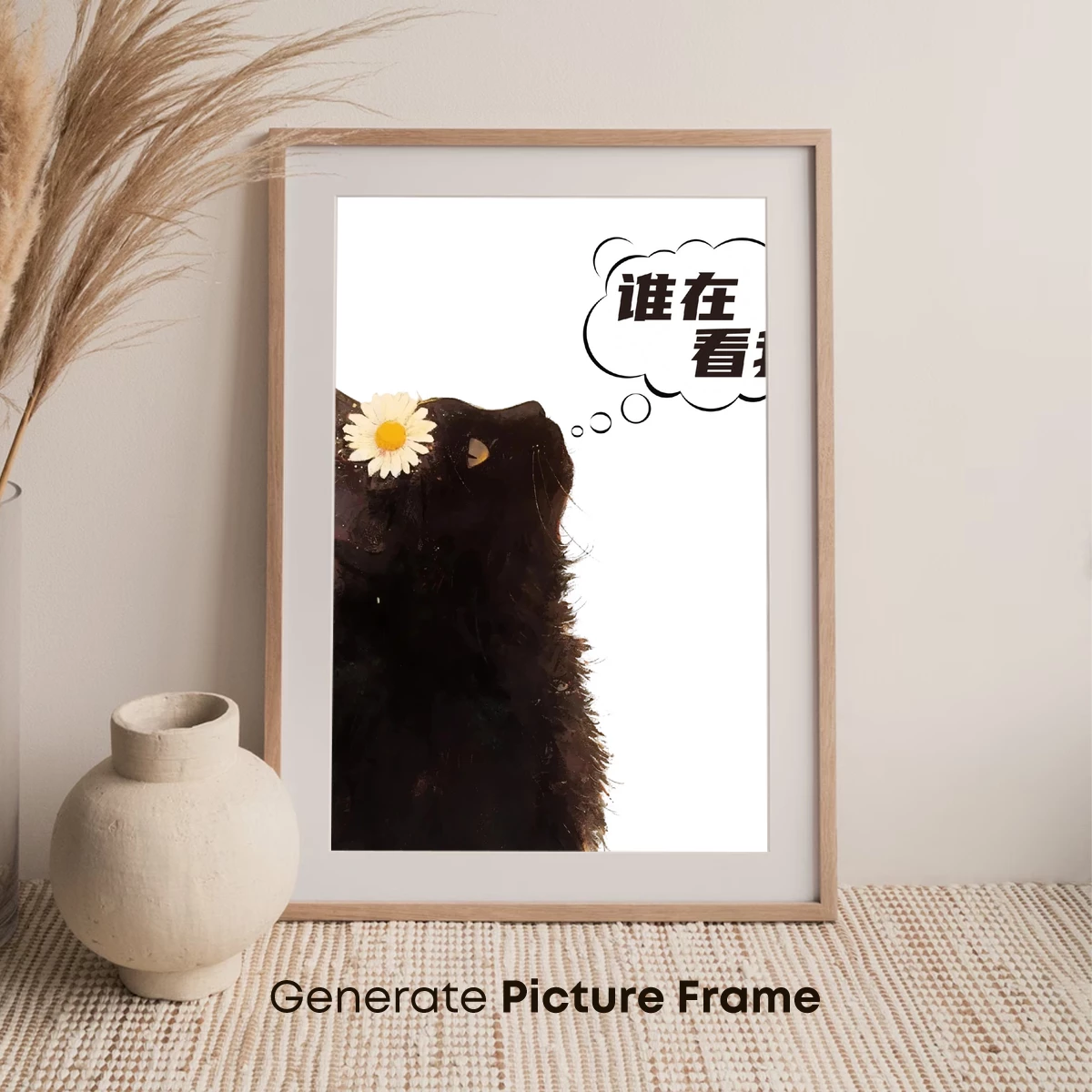 Black Cat with Daisy: Who's Watching Me? - Image 7