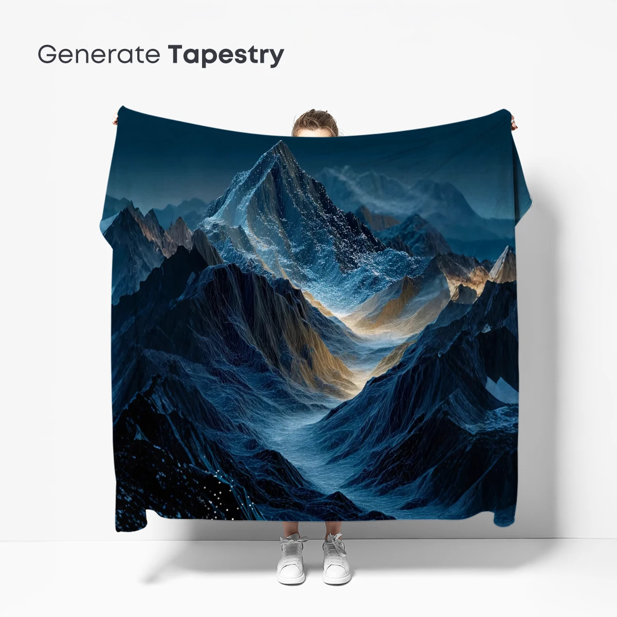 Ethereal Alpine Abyss: A Frozen Dreamscape of Jagged Peaks - Image 5