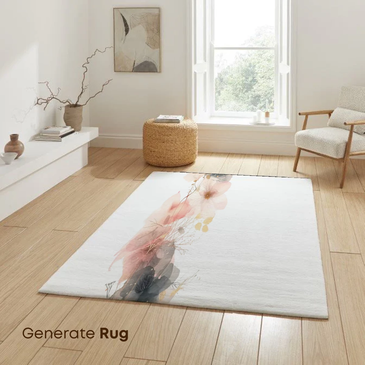 Ethereal Floral Symphony in Soft Hues - Image 6