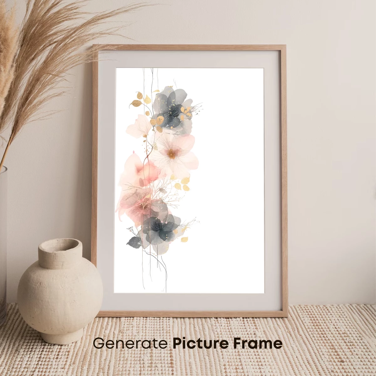 Ethereal Floral Symphony in Soft Hues - Image 7