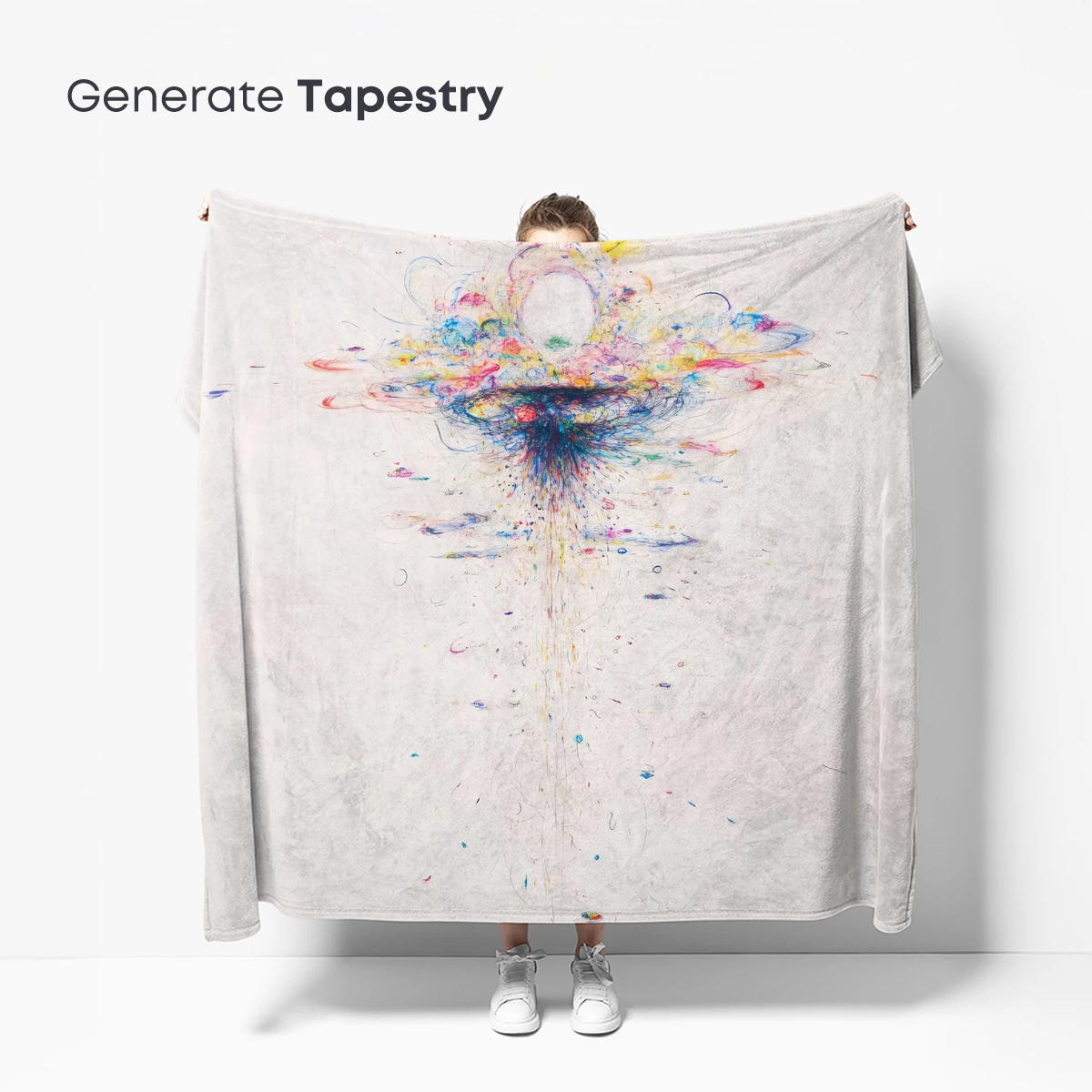 Cosmic Burst: Abstract Splatter Art - Image 5