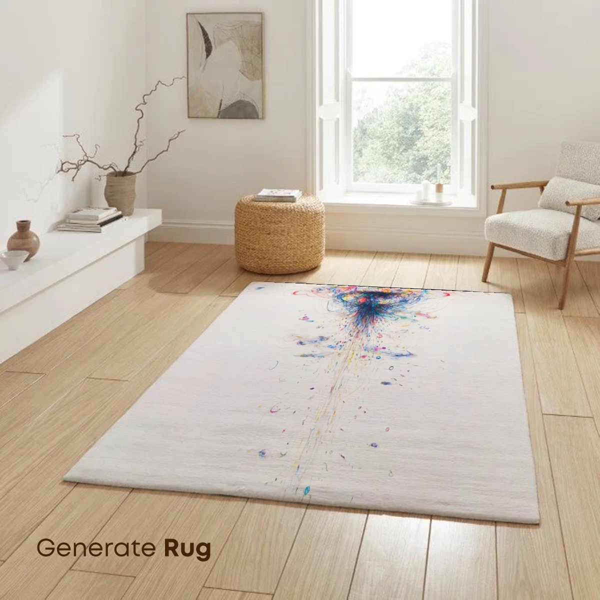 Cosmic Burst: Abstract Splatter Art - Image 6