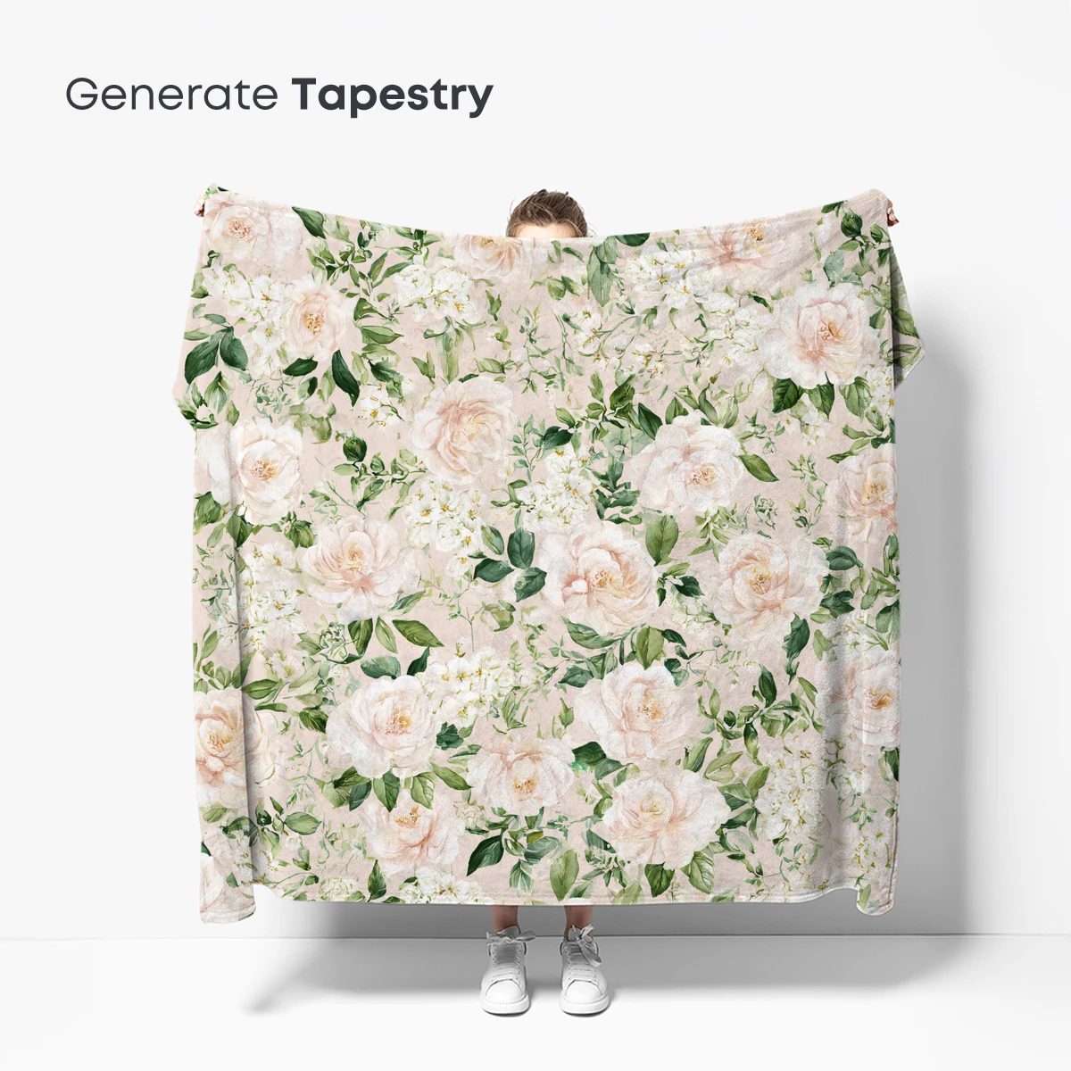 Ethereal Rose Garden in Soft Watercolor Hues - Image 5