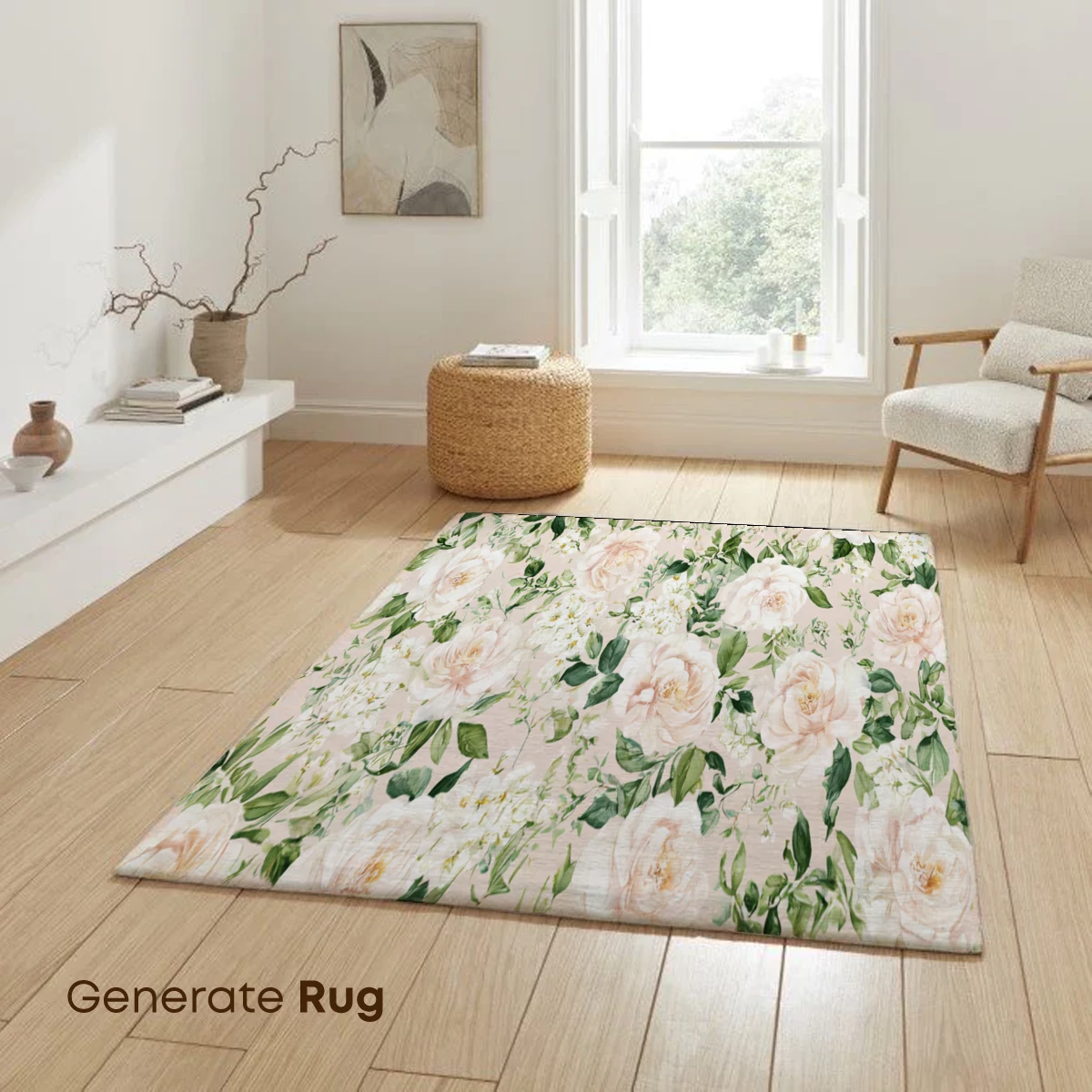 Ethereal Rose Garden in Soft Watercolor Hues - Image 6