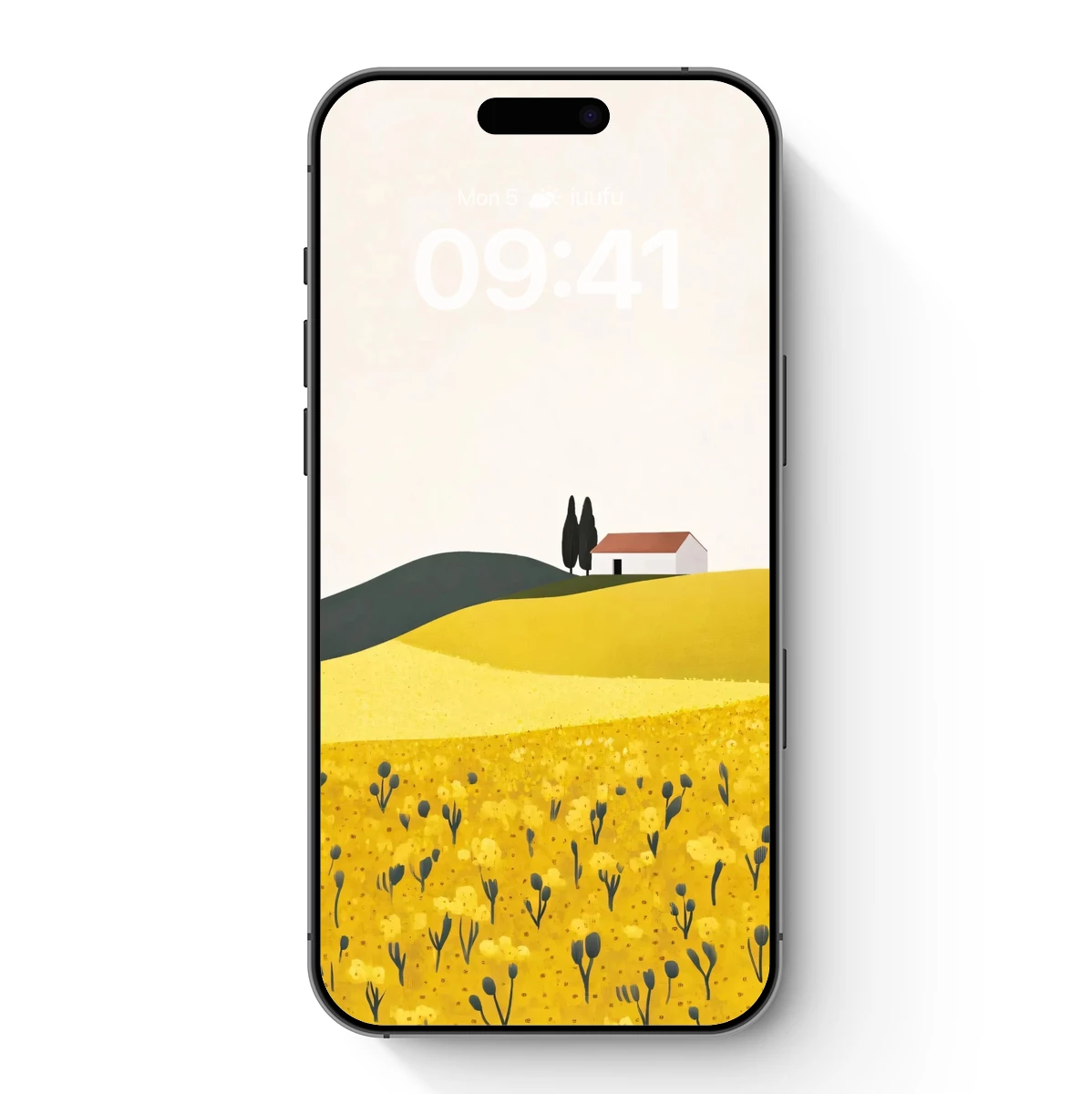 Golden Fields and Solitary Cottage Golden Fields and Solitary Cottage