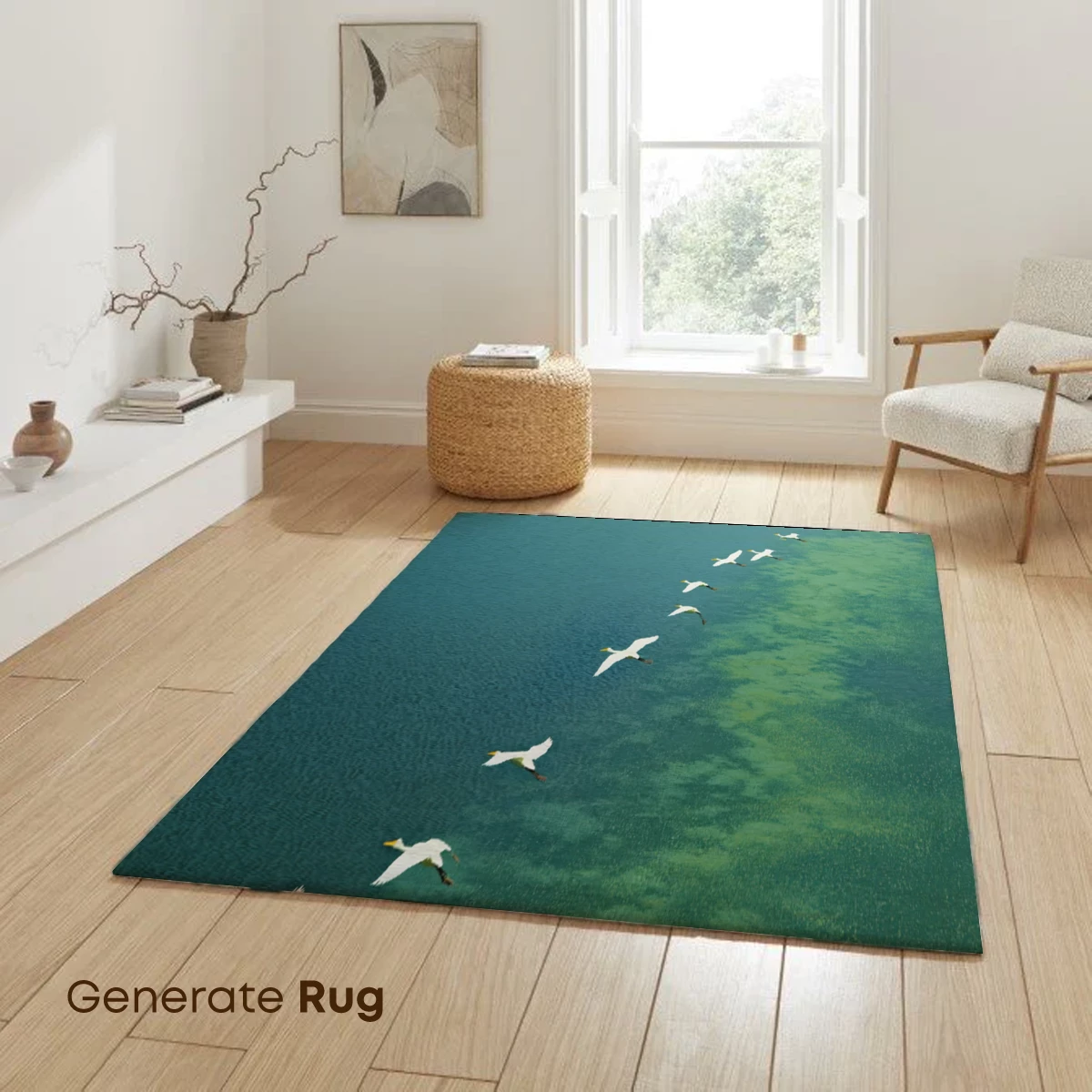 Elegant Flight Over Emerald Waters - Image 6