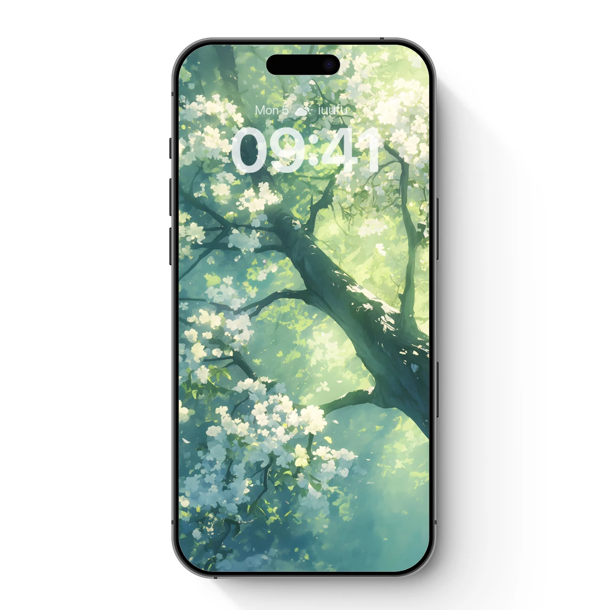 Cherry Blossom Canopy in Ethereal Light