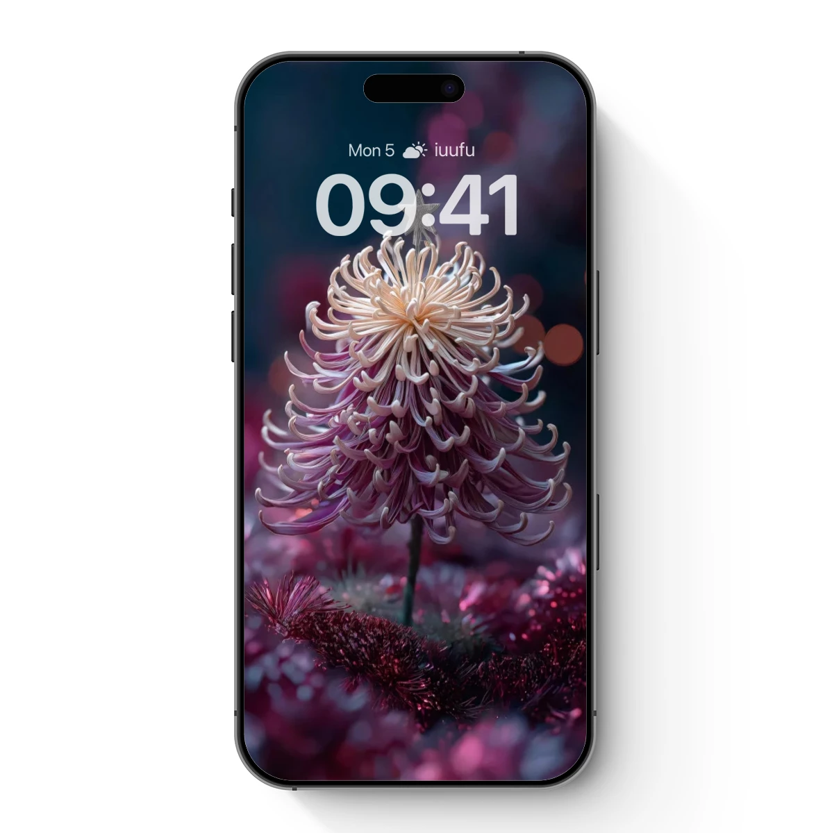 Festive Floral Christmas Tree