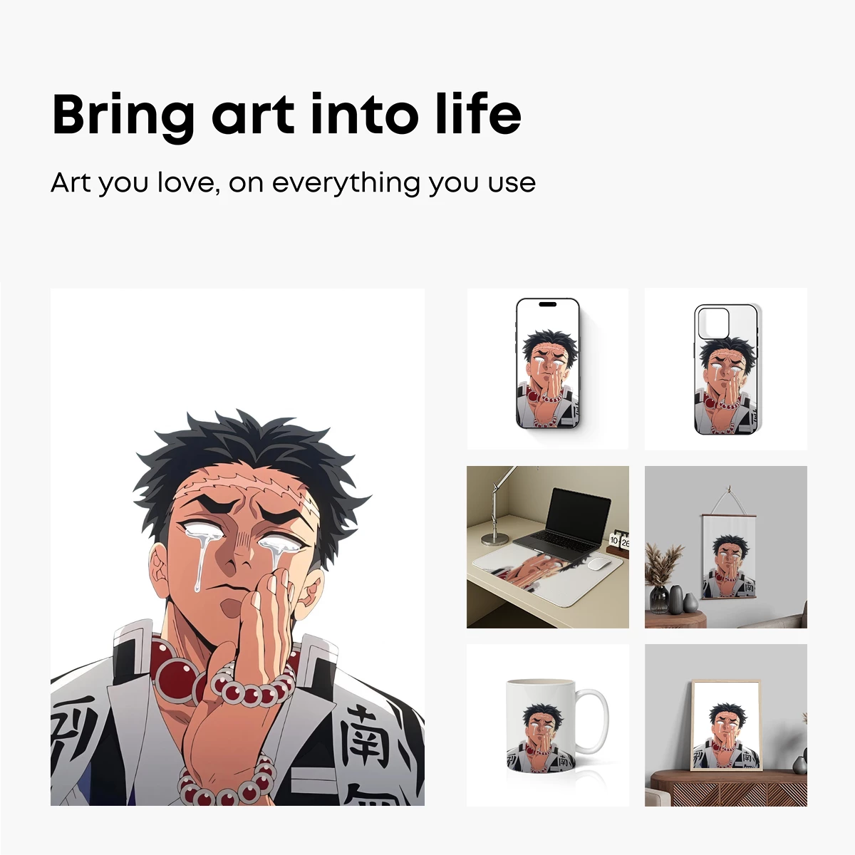 Anime Warrior's Emotional Struggle: Bandaged Tears - Image 2