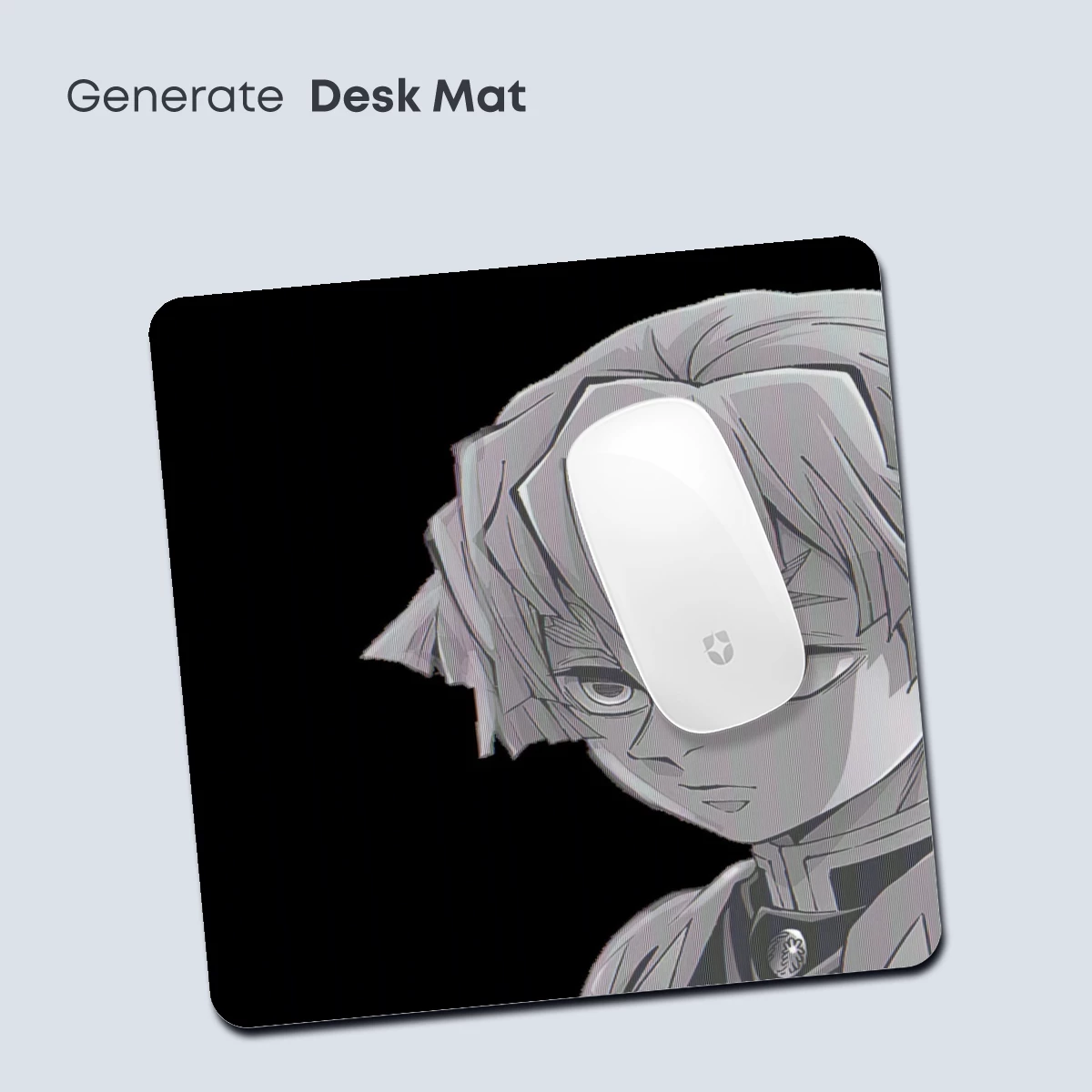 Monochrome Anime Warrior: Bold Lines and Intense Gaze - Image 4