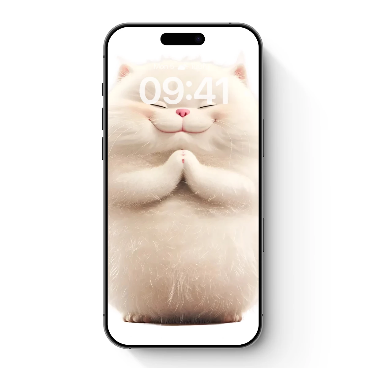 Fluffy Zen Cat: Meditative Whiskers in Harmony