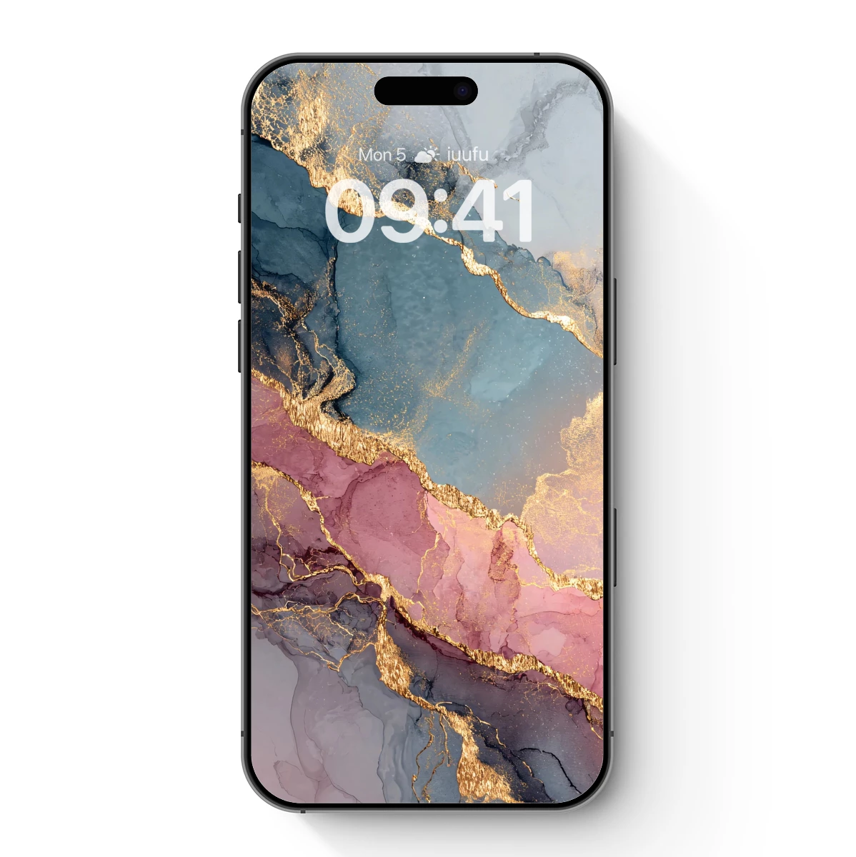 Ethereal Marble Dreamscape with Gold Veins