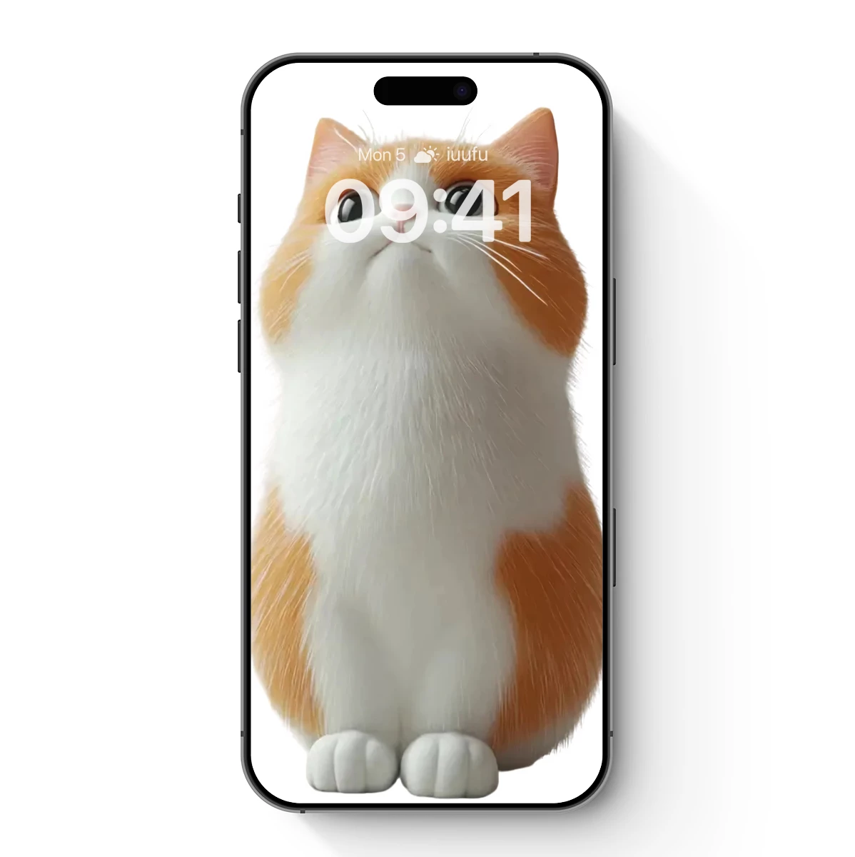 Adorable Fluffy Kitten: Whimsical Cartoon Charm