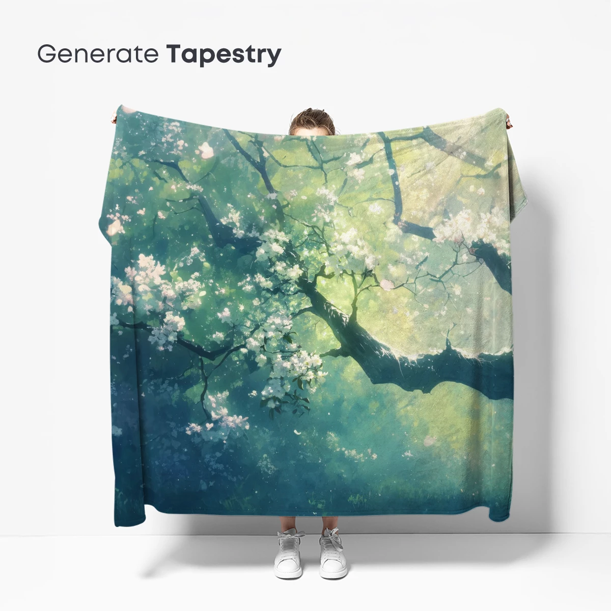 Enchanted Cherry Blossom Canopy in Ethereal Light - Image 5