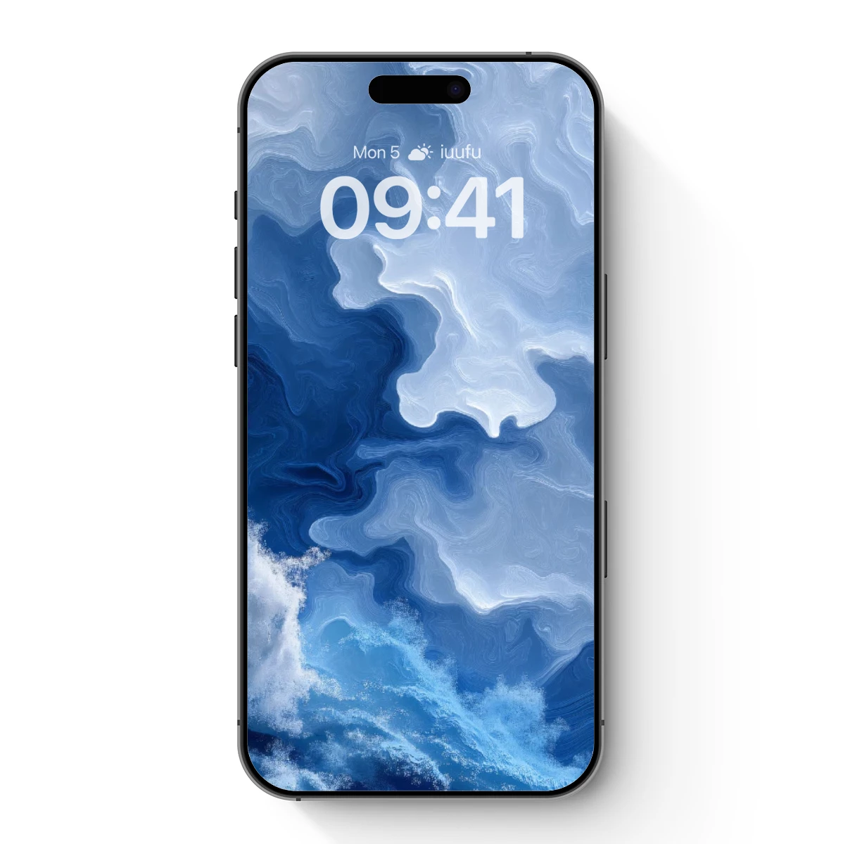 Ethereal Blue Abyss: A Surreal Cloudscape of Depth and Motion