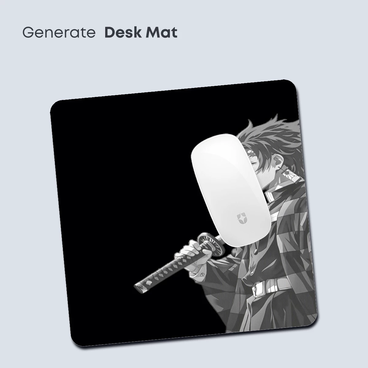 Samurai Spirit: Geometric Elegance in Monochrome - Image 4