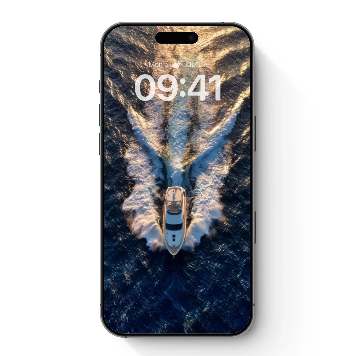 Aerial Symphony of Speed: Yacht Carving Through Ocean's Canvas