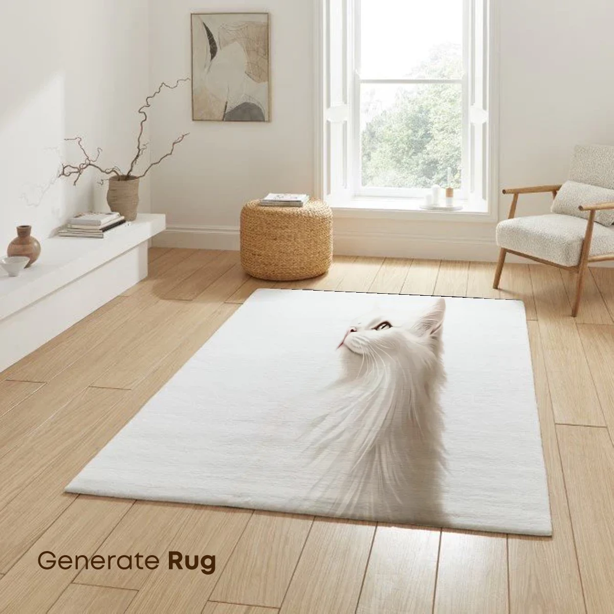 Ethereal White Cat: Whiskers of Serenity - Image 6