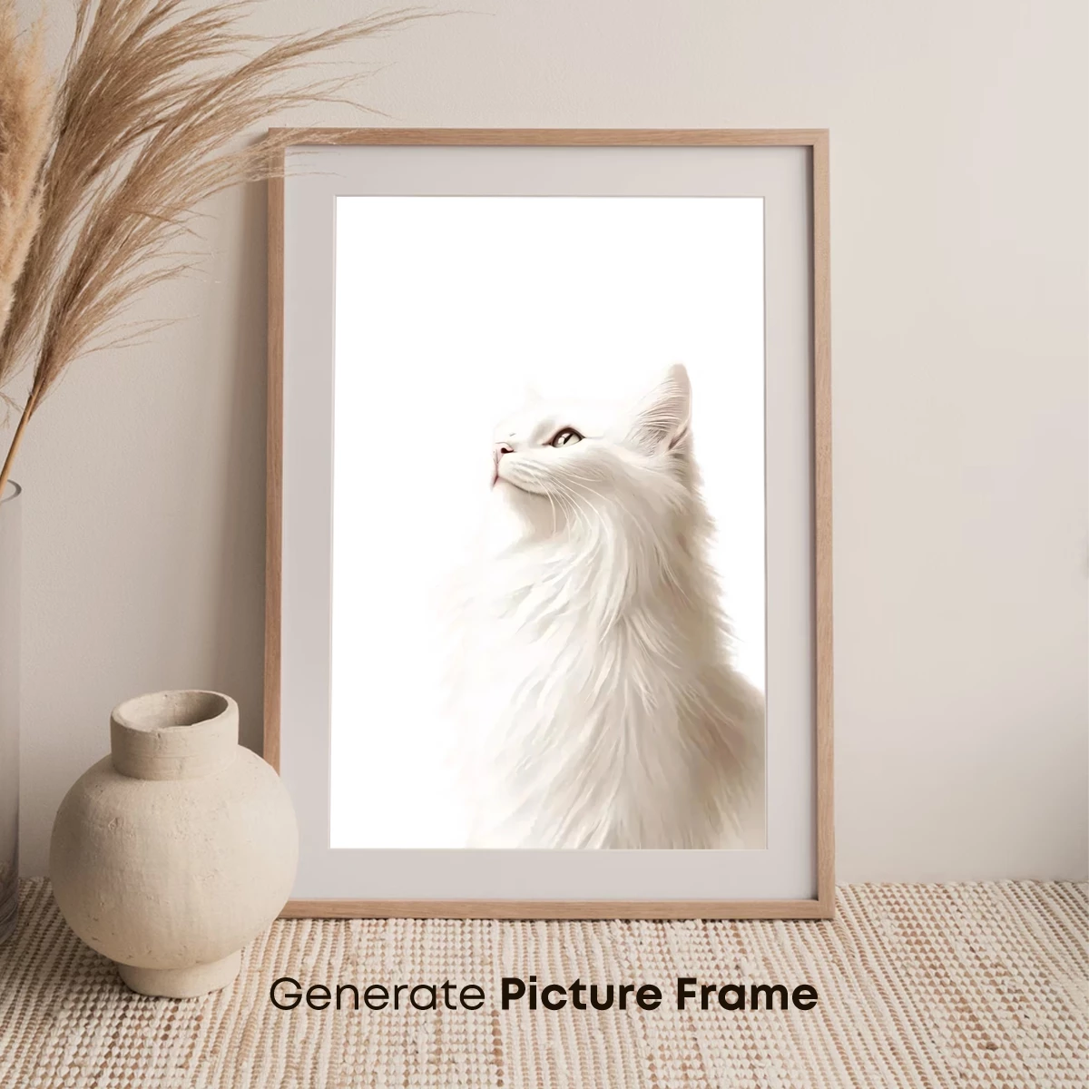Ethereal White Cat: Whiskers of Serenity - Image 7