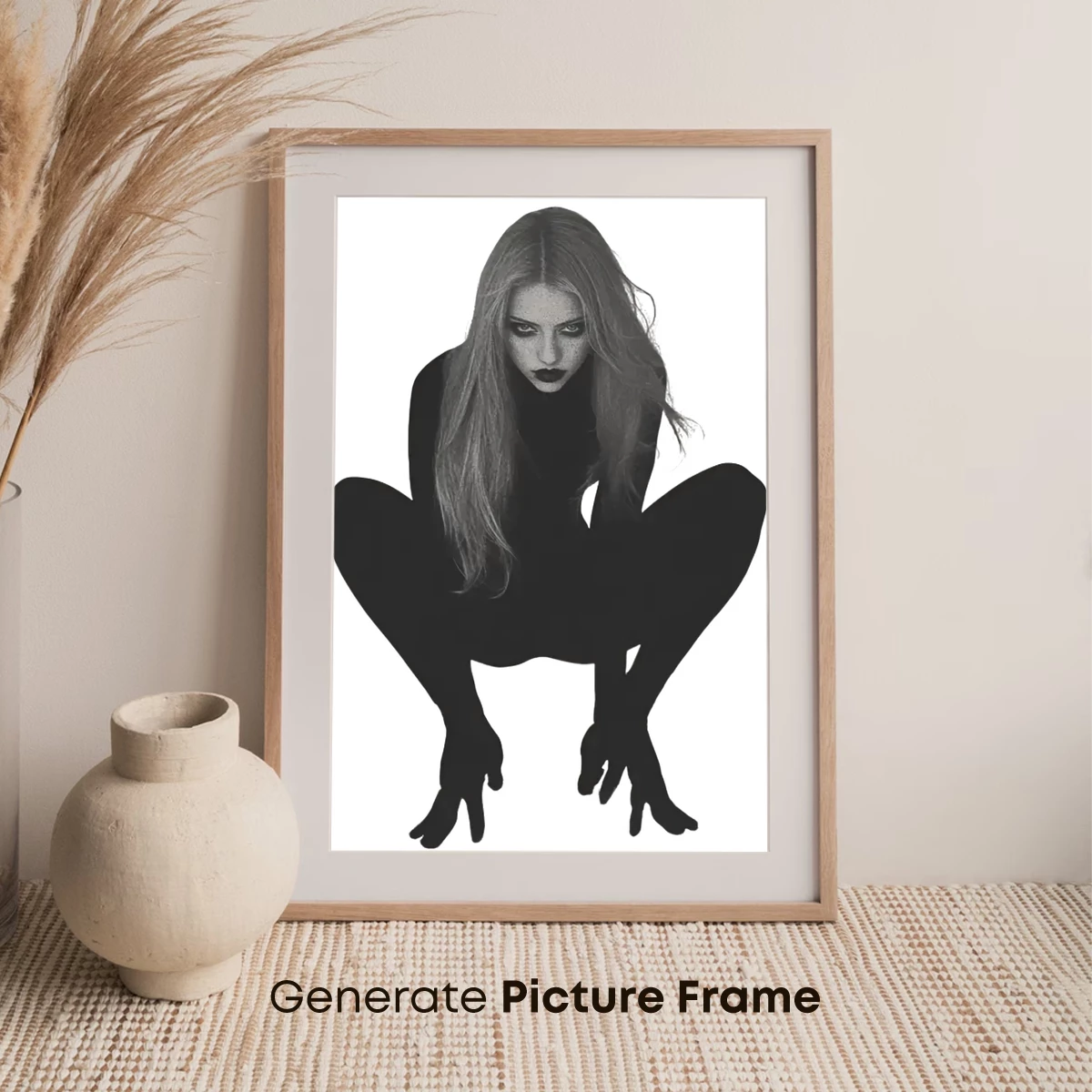 Gothic Crouch: Monochrome Mystery - Image 7