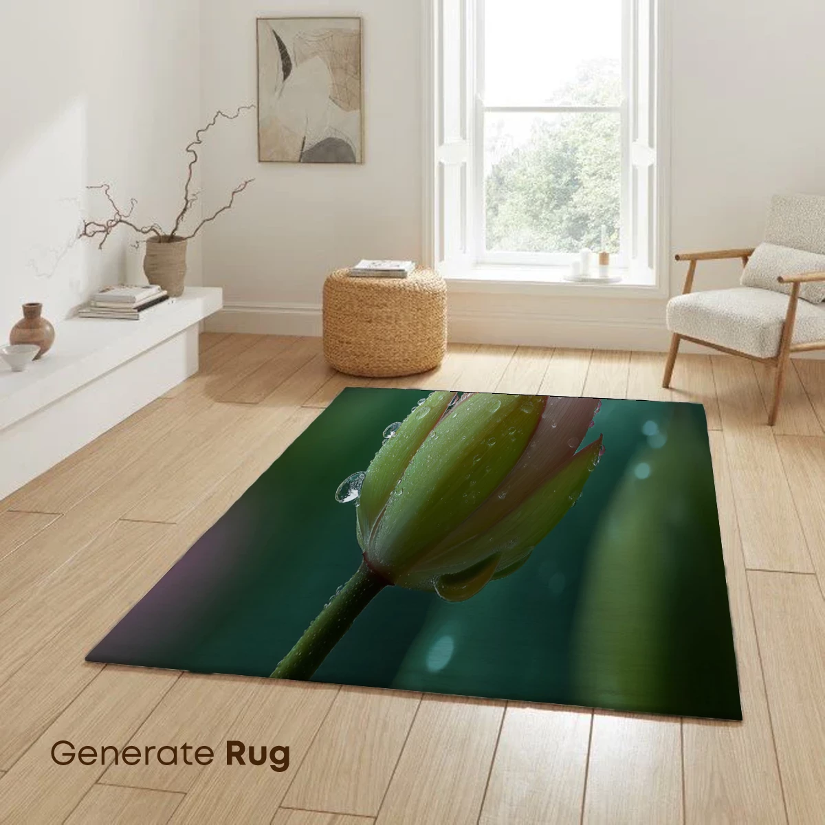 Dew-Kissed Lotus Bud in Morning Stillness - Image 6