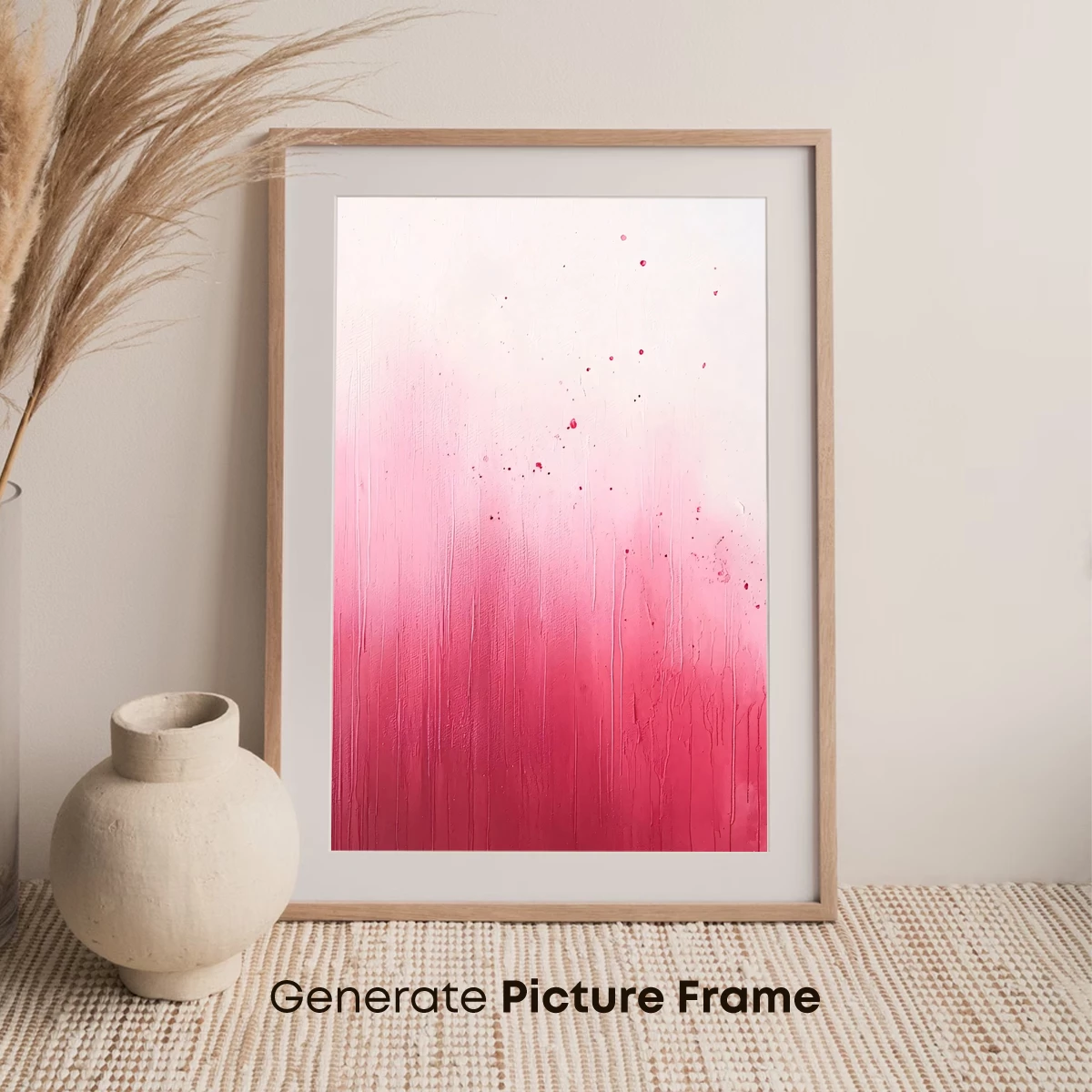 Crimson Rainfall: Abstract Watercolor Symphony - Image 7