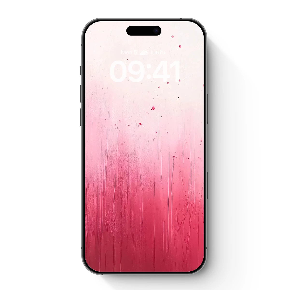 Crimson Rainfall: Abstract Watercolor Symphony