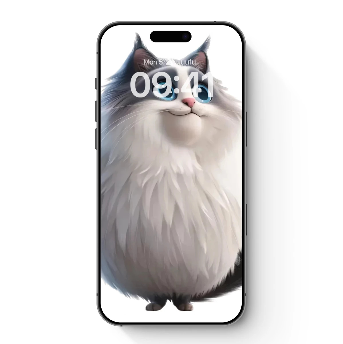 Fluffy Fantasia: A Whimsical Cat in Soft Pastels