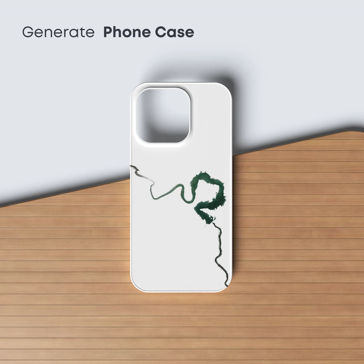 Mystic River's Whisper: Abstract Flow Art - Image 3