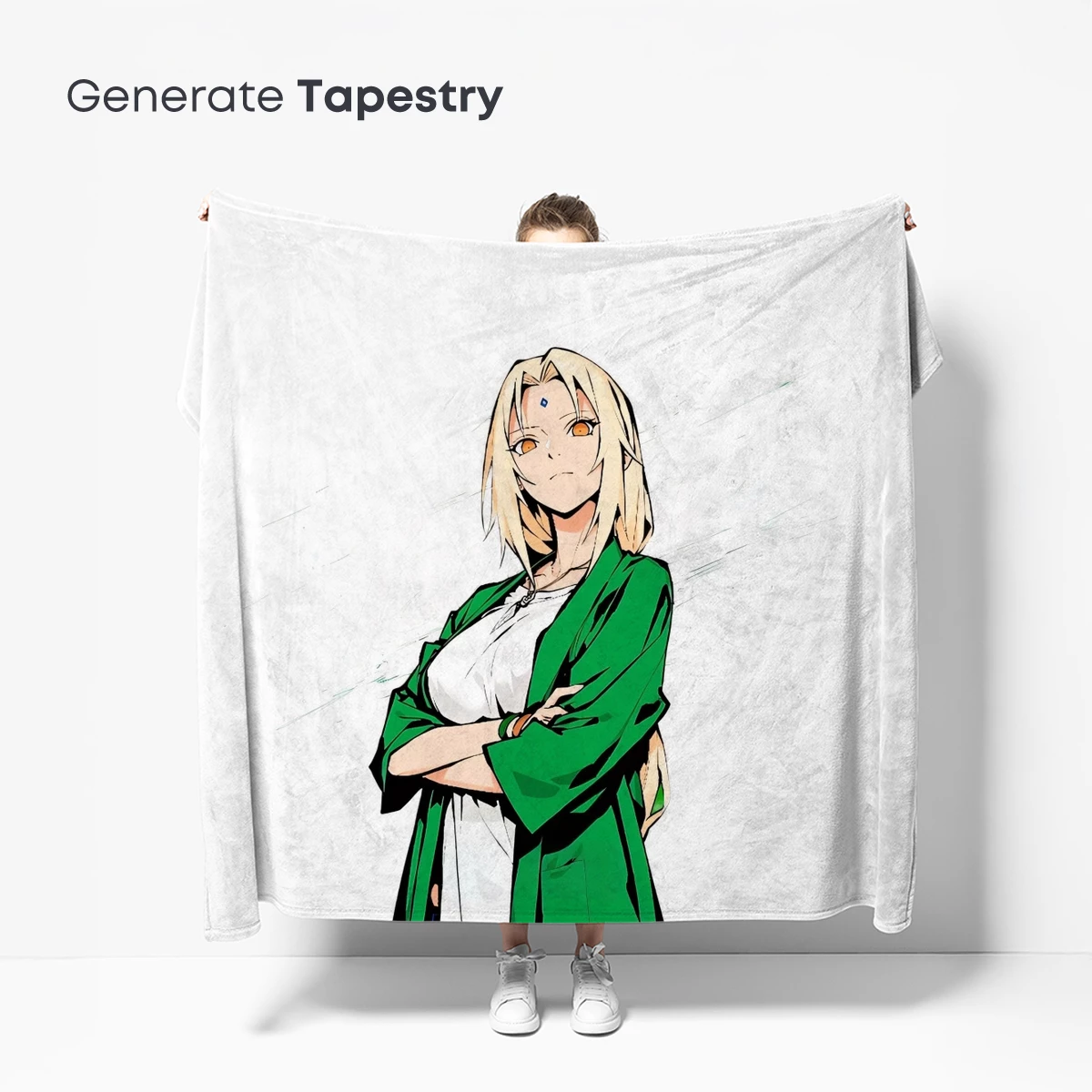 Blonde Enigma in Emerald Robe: Anime Artistry - Image 5