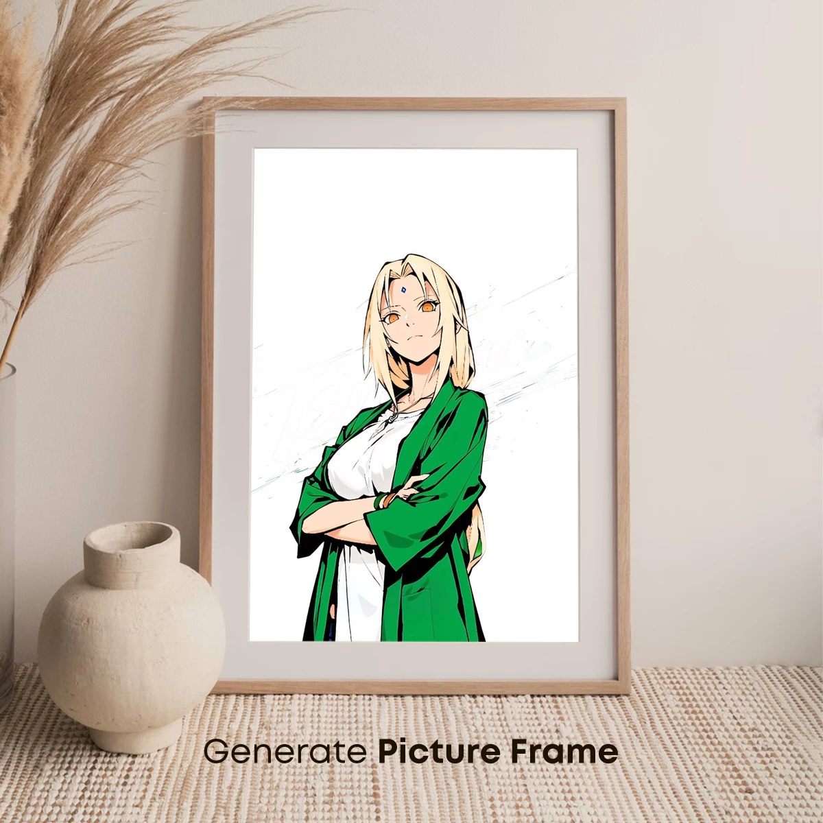 Blonde Enigma in Emerald Robe: Anime Artistry - Image 7