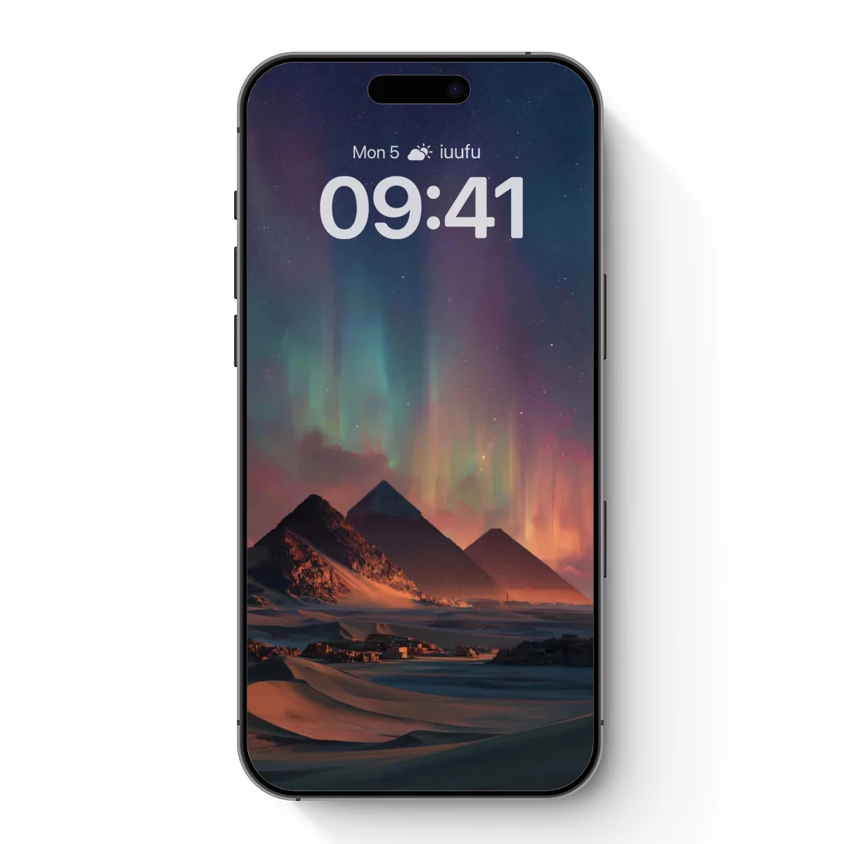 Aurora Over Frozen Peaks: Northern Lights Symphony