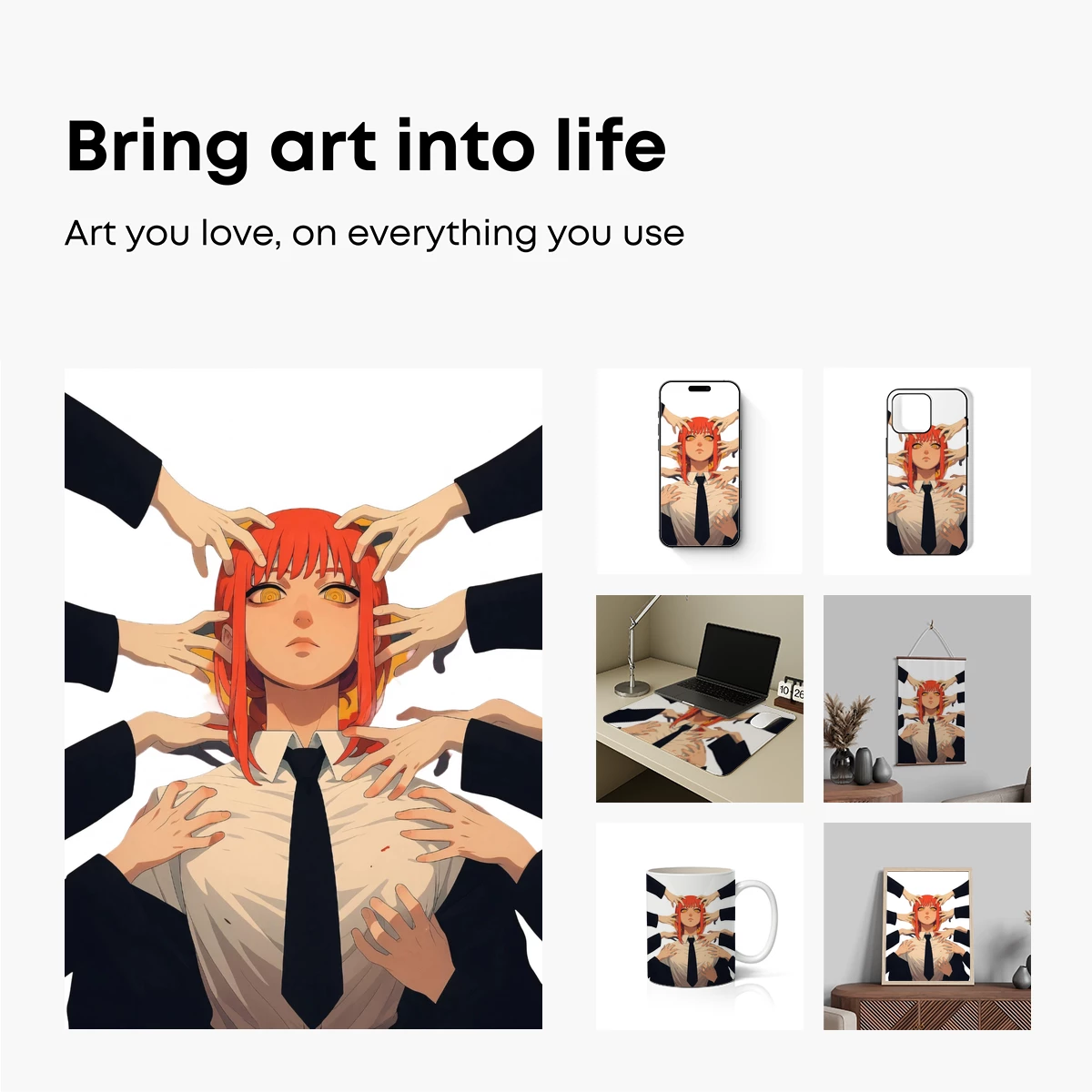 Hands of Control: Anime Character in Grip - Image 2