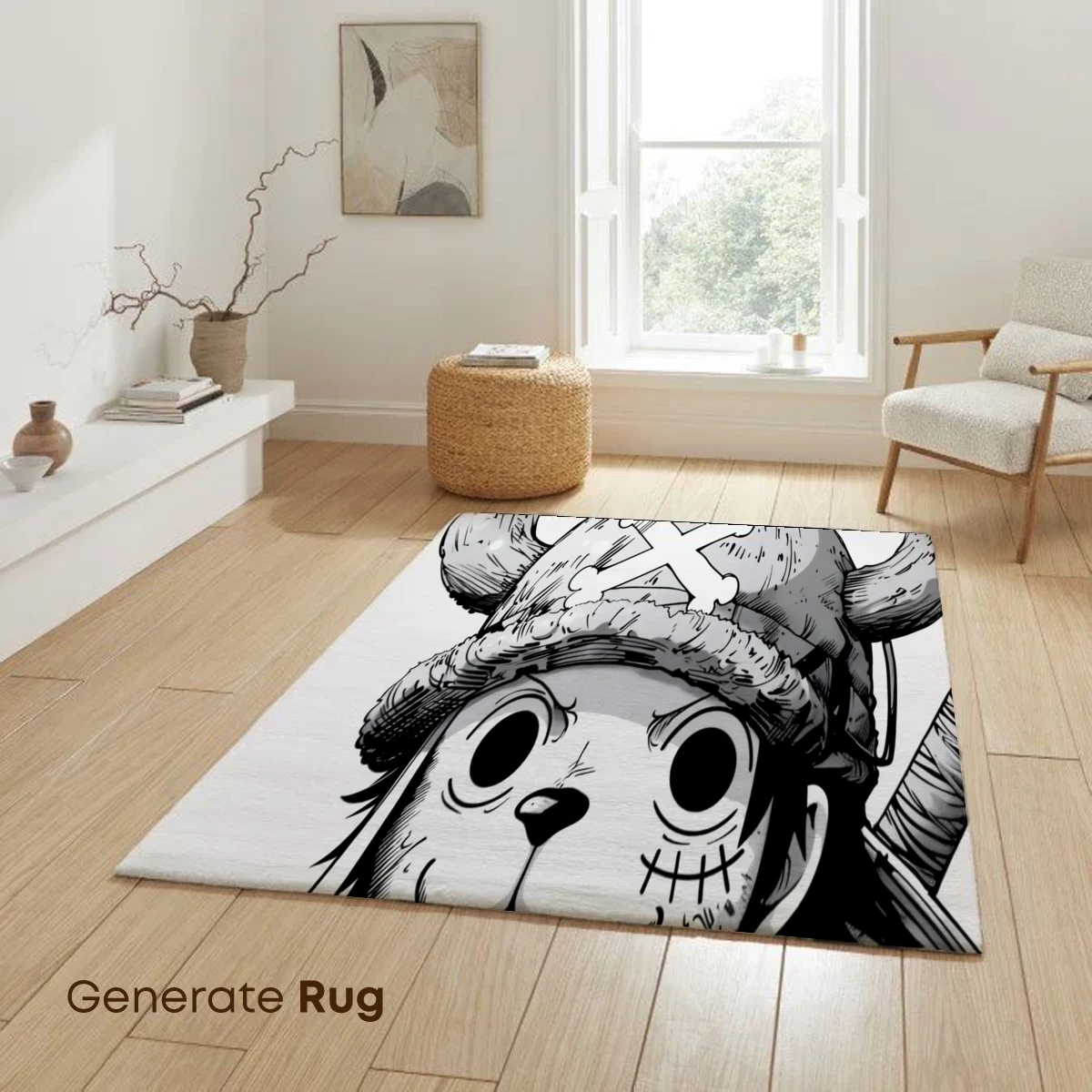 Anime Pirate with Horned Hat: Monochrome Adventure - Image 6