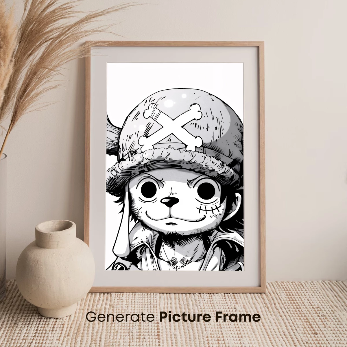 Anime Pirate with Horned Hat: Monochrome Adventure - Image 7