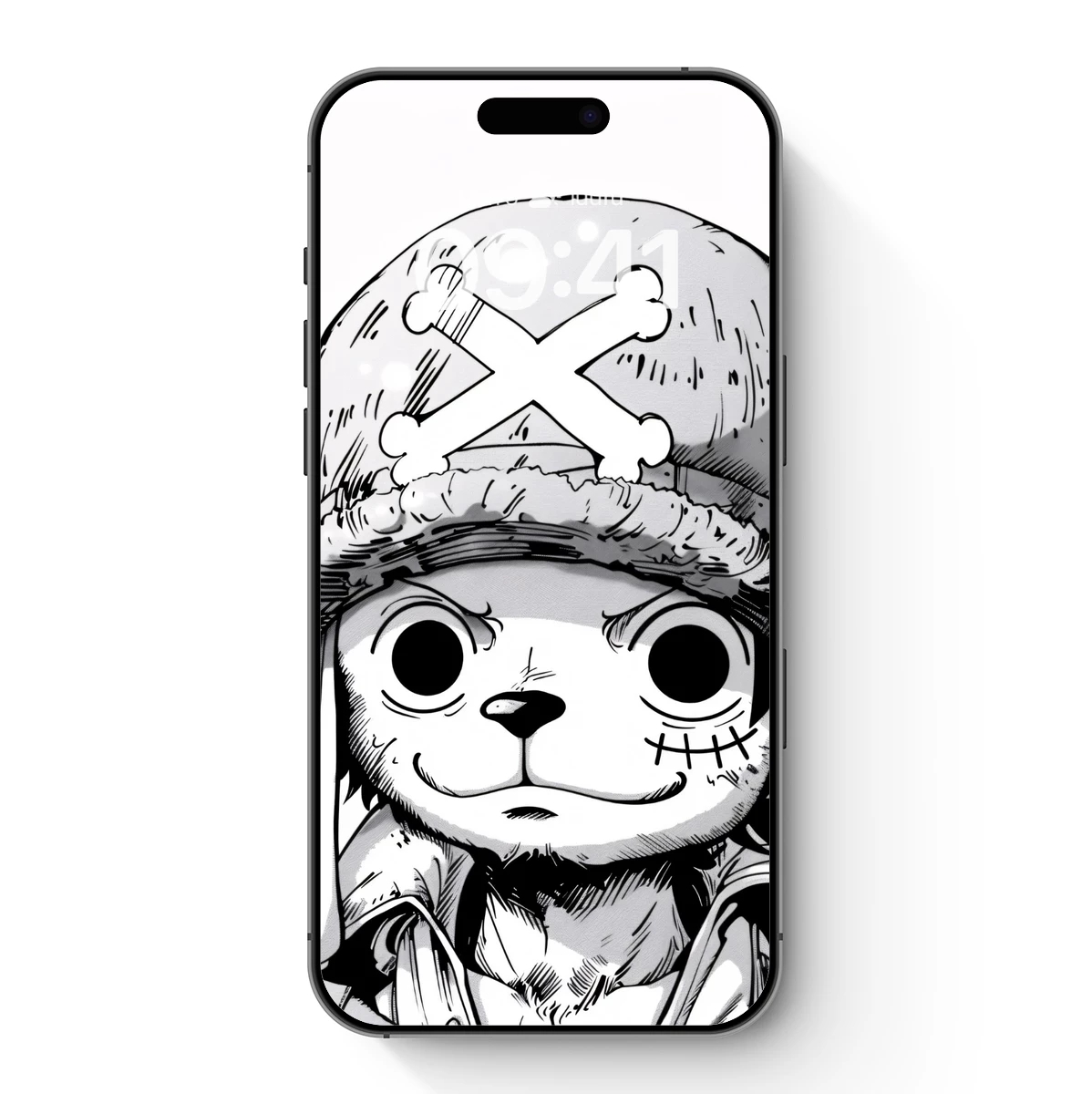 Anime Pirate with Horned Hat: Monochrome Adventure