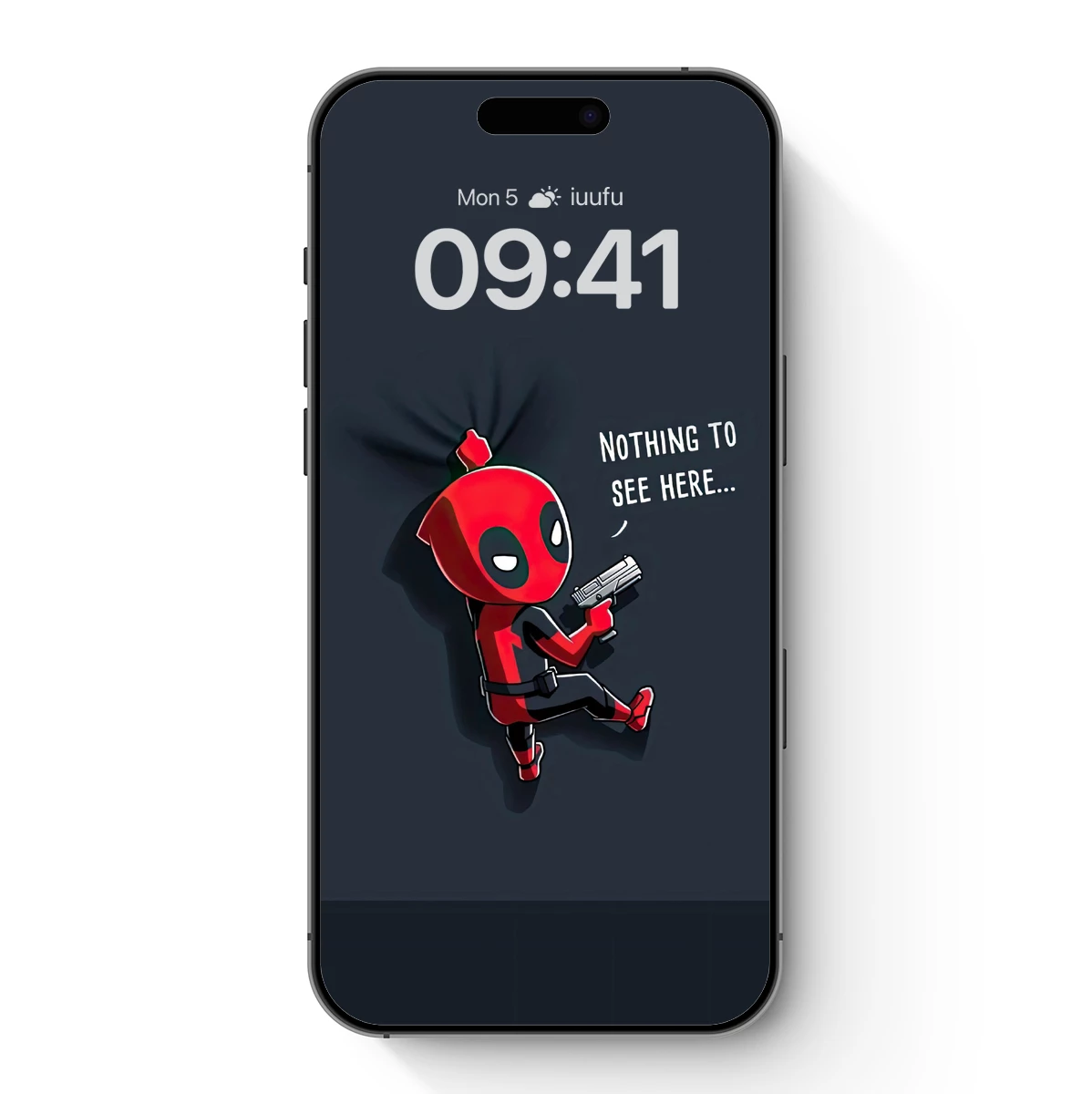 Chibi Deadpool in Stealth Mode: Nothing to See Here