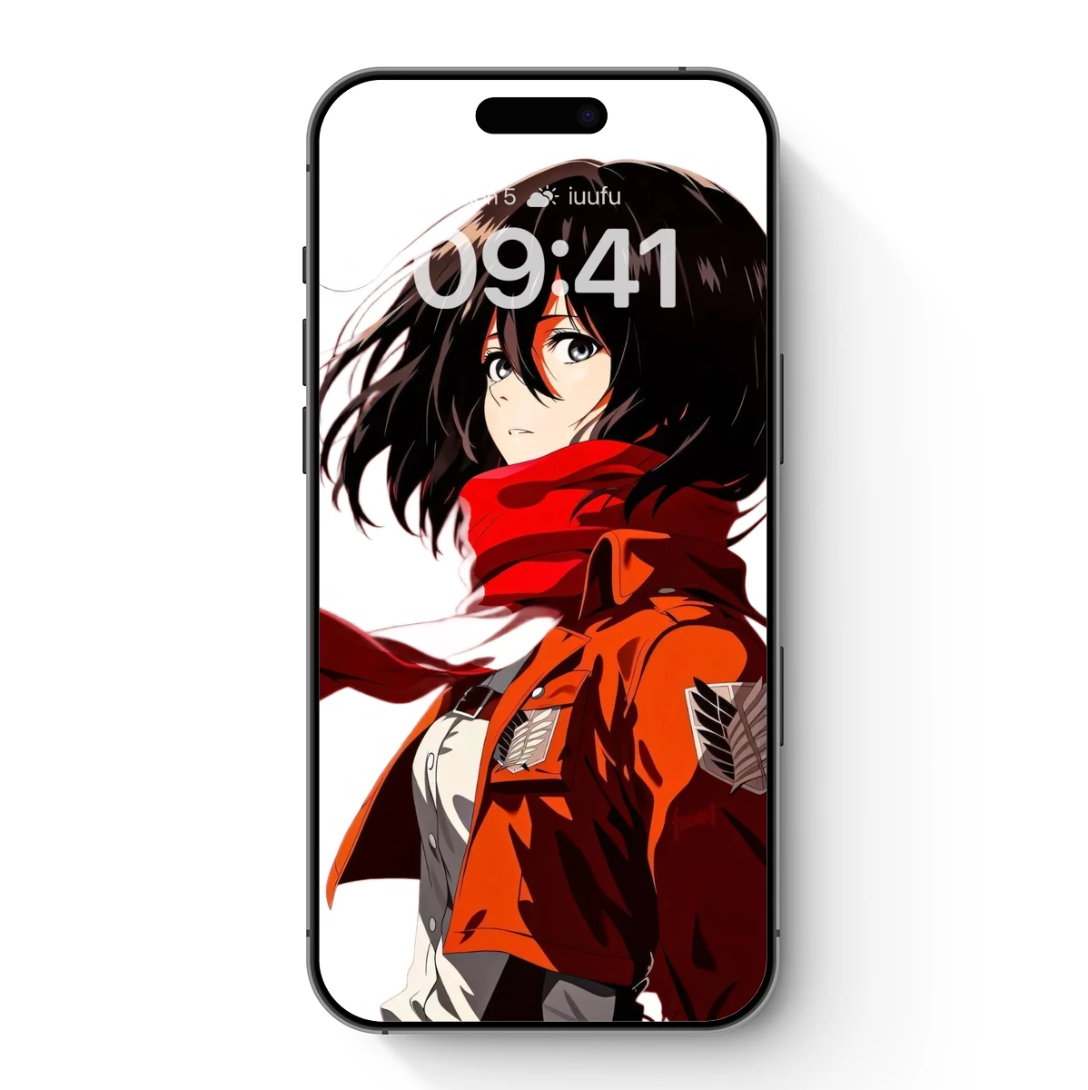 Anime Warrior in Scarlet: Dynamic Action Pose